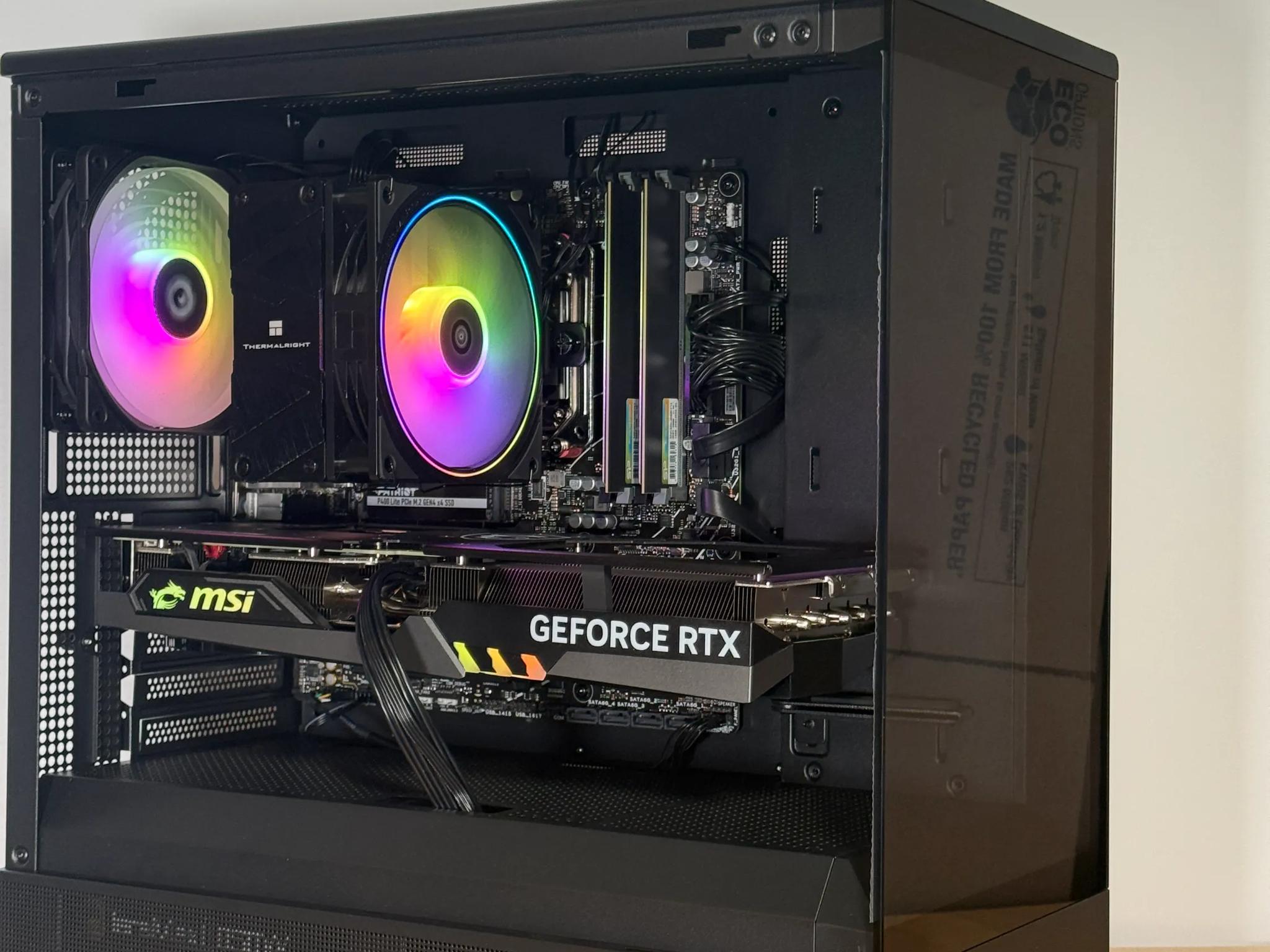 RTX 4070 Ryzen 5 7600x Gaming PC