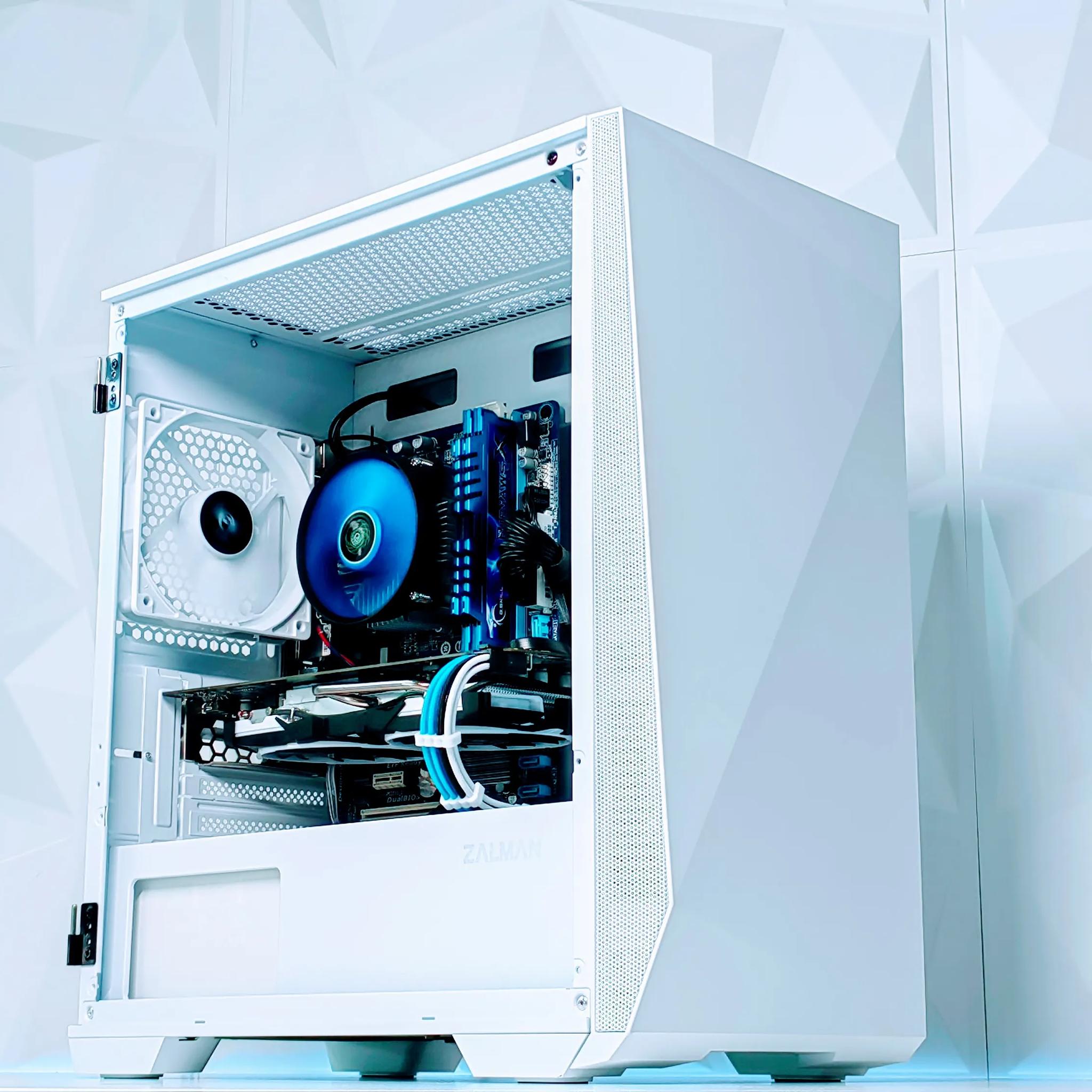 🧊👑 🧟‍♂️🗡️Night King Gaming PC❄️AMD RX 480❄️Intel Xeon 1230 V2❄️16GB RAM❄️500GB SSD