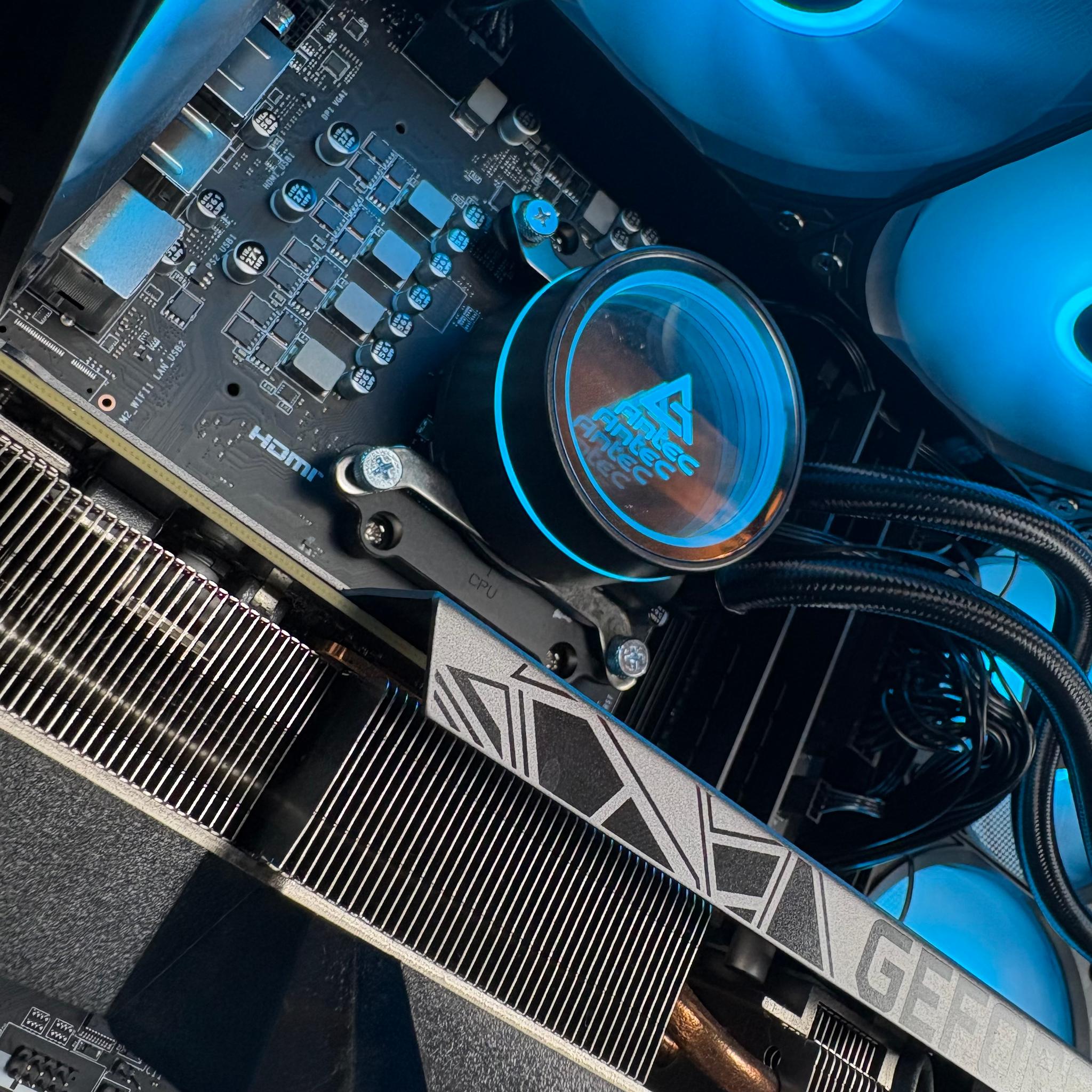 ♠️♣️ ULTIMATE BLACK GAMING PC | RTX 3080 10GB | Ryzen 5 5600x | 2TB SSD | 32GB DDR4 | FREE SHIPPING!