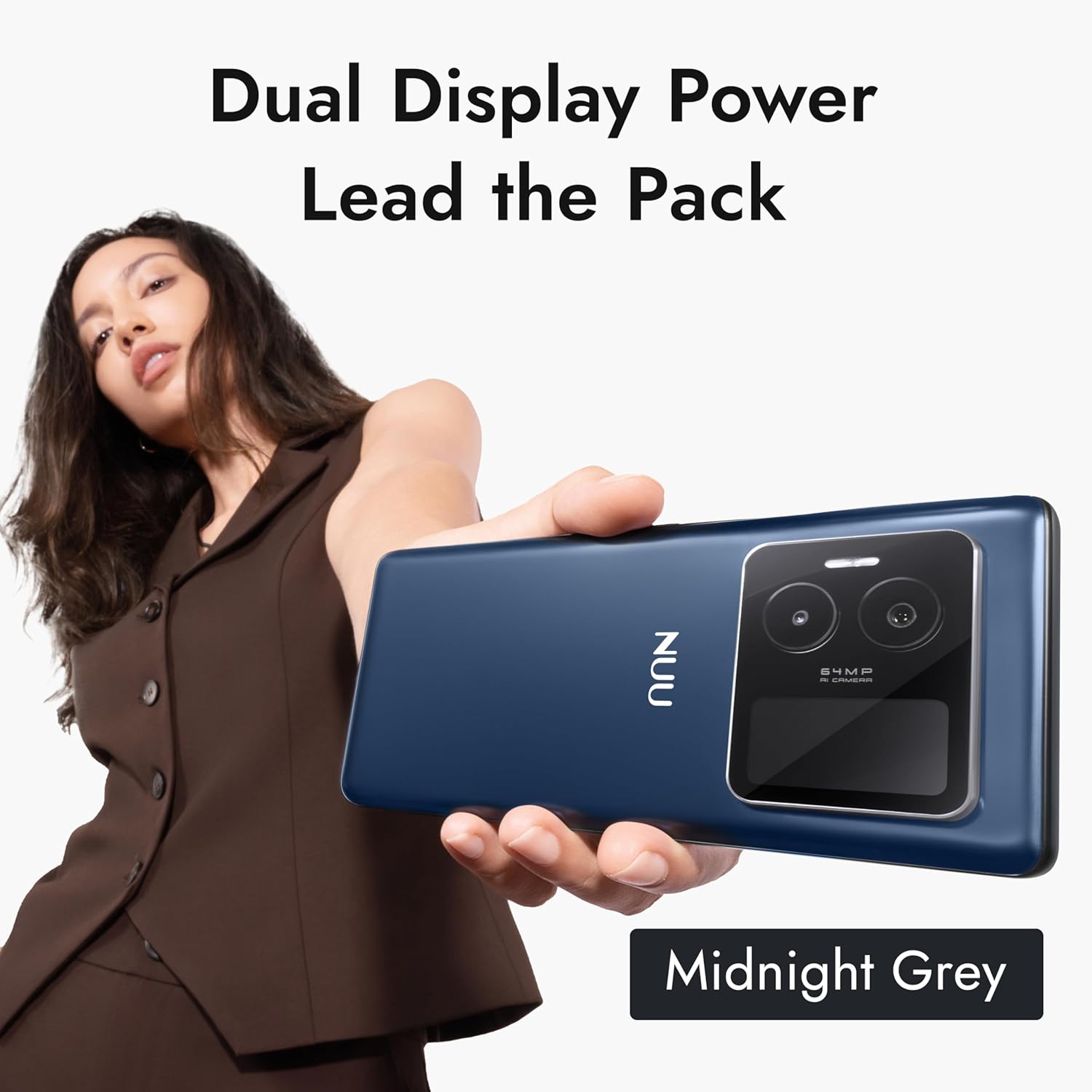 NUU B40 5G, Unlocked, Dual SIM, Dual AMOLED Display, 120Hz, 64 MP Camera, 8GB+256GB