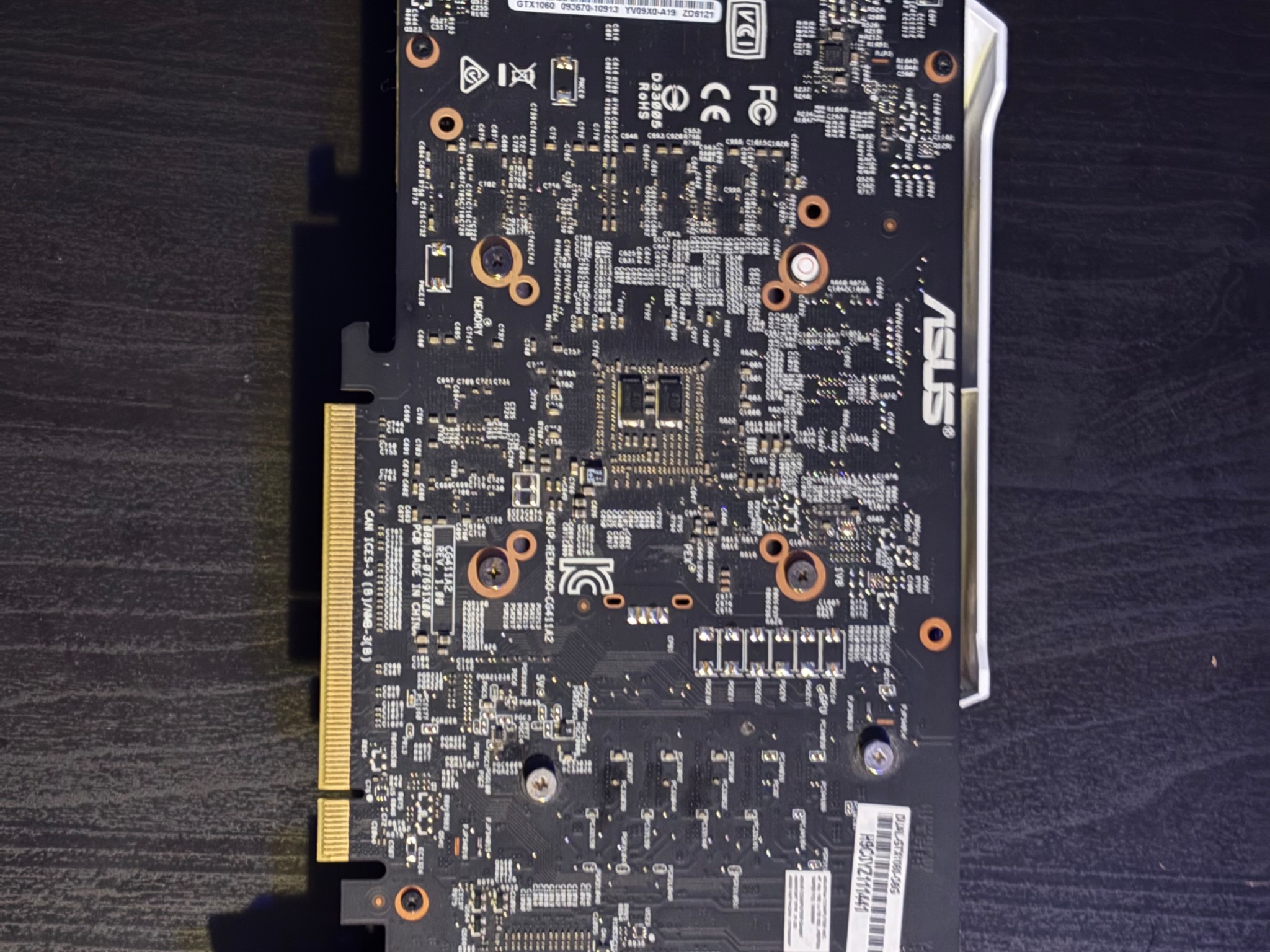 ASUS GTX 1060 6GB GDDR5