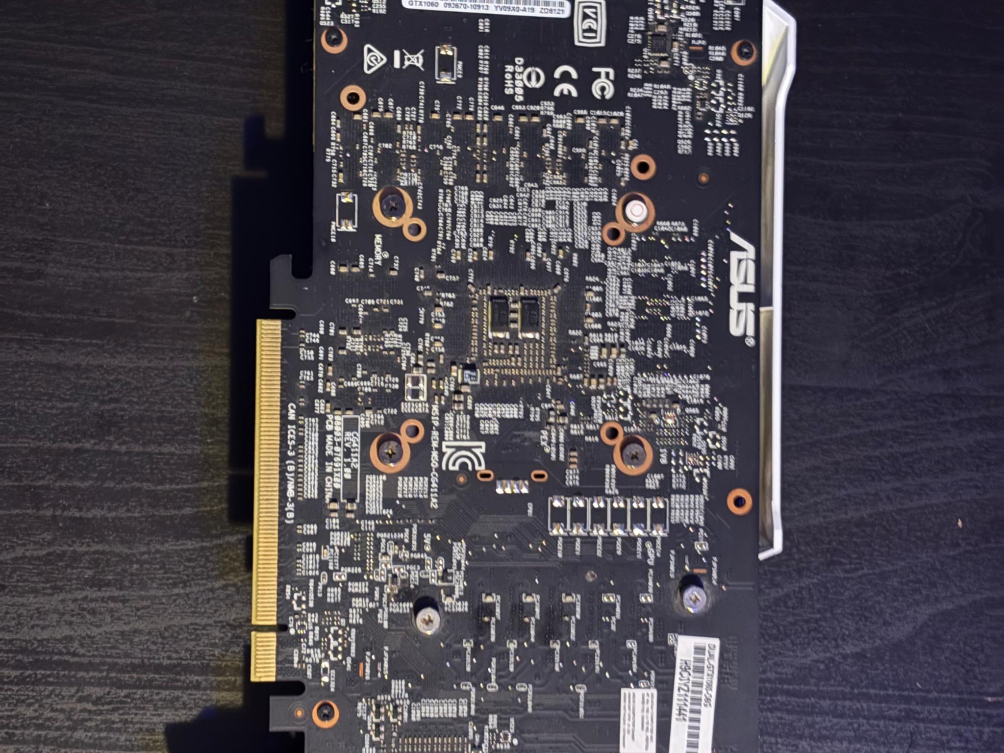 ASUS GTX 1060 6GB GDDR5