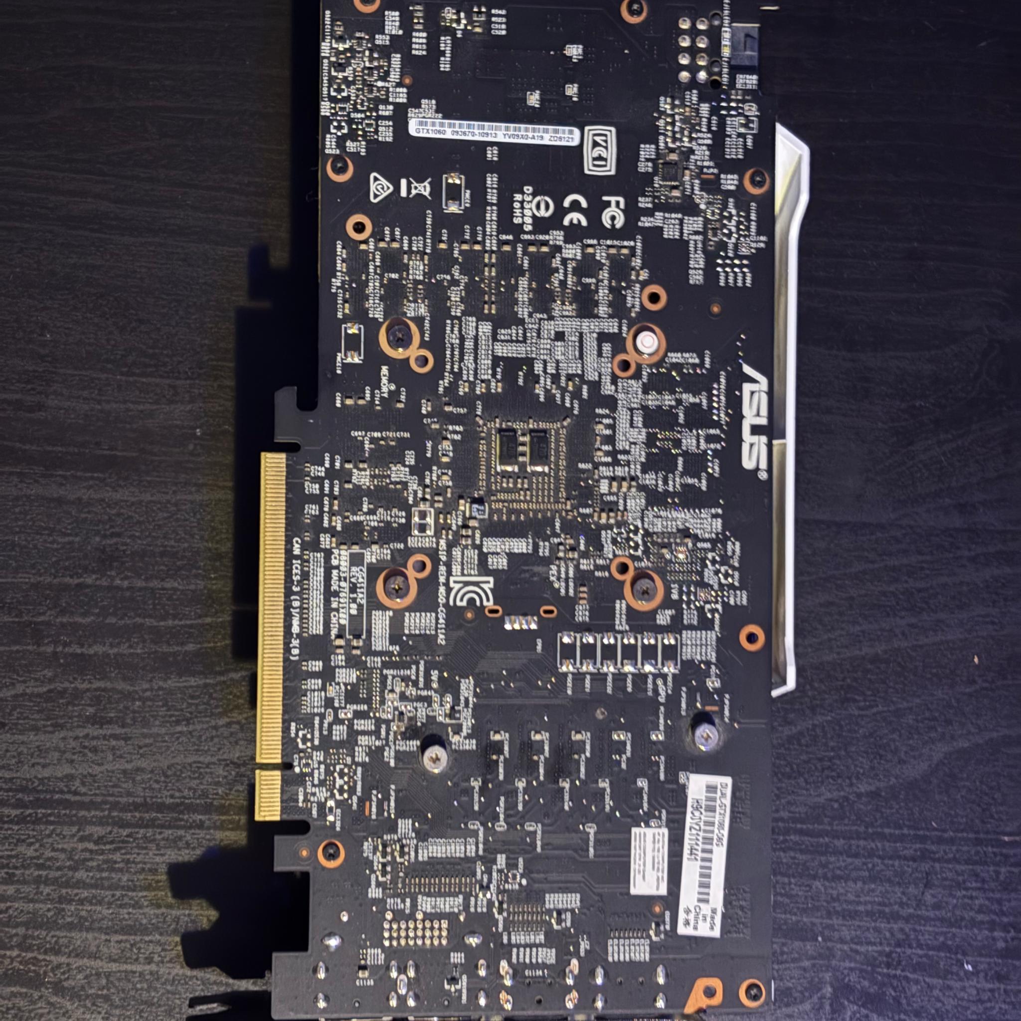 ASUS GTX 1060 6GB GDDR5