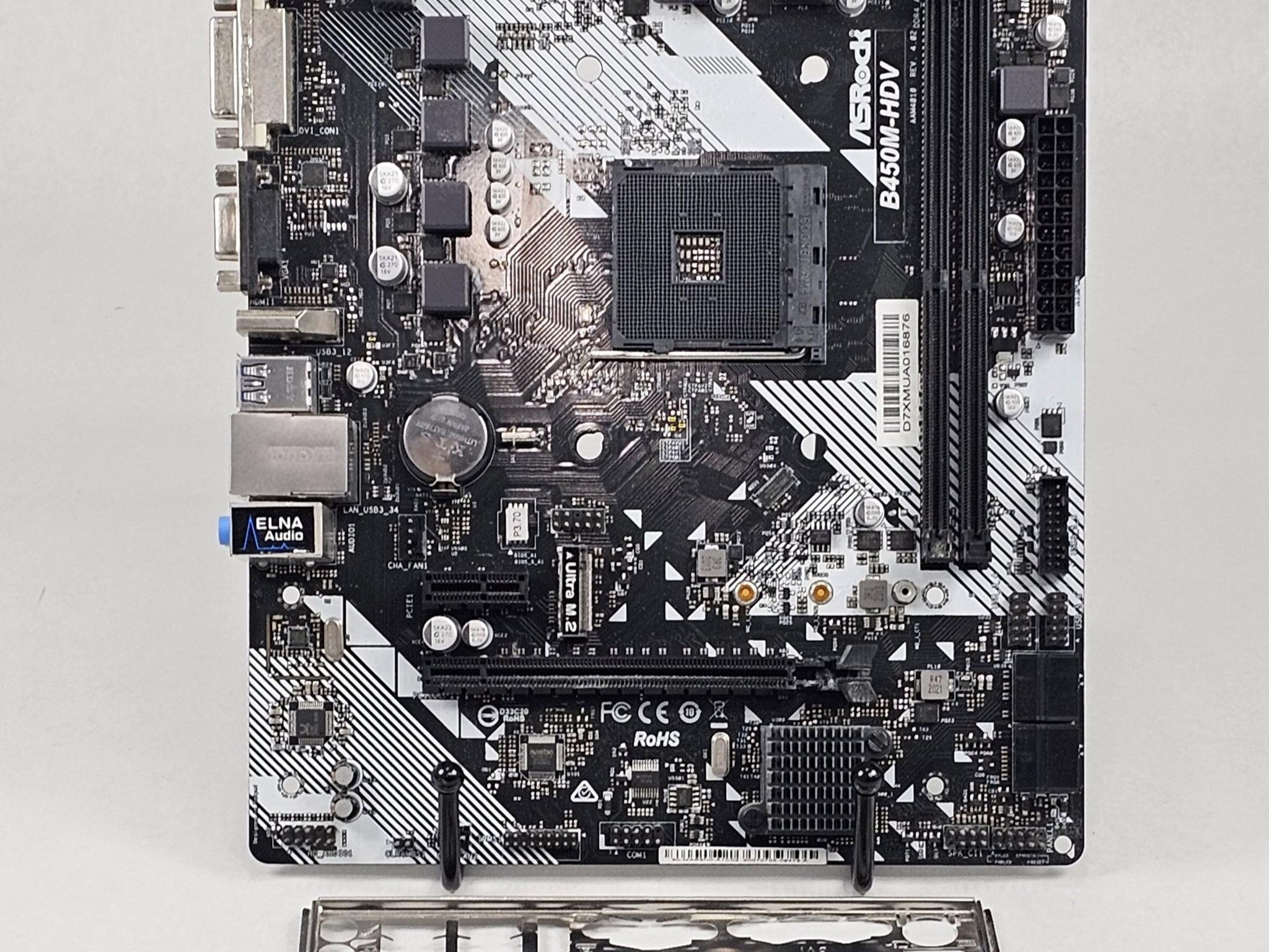 ASRock B450M-HDV AMD AM4 DDR4 mATX Motherboard