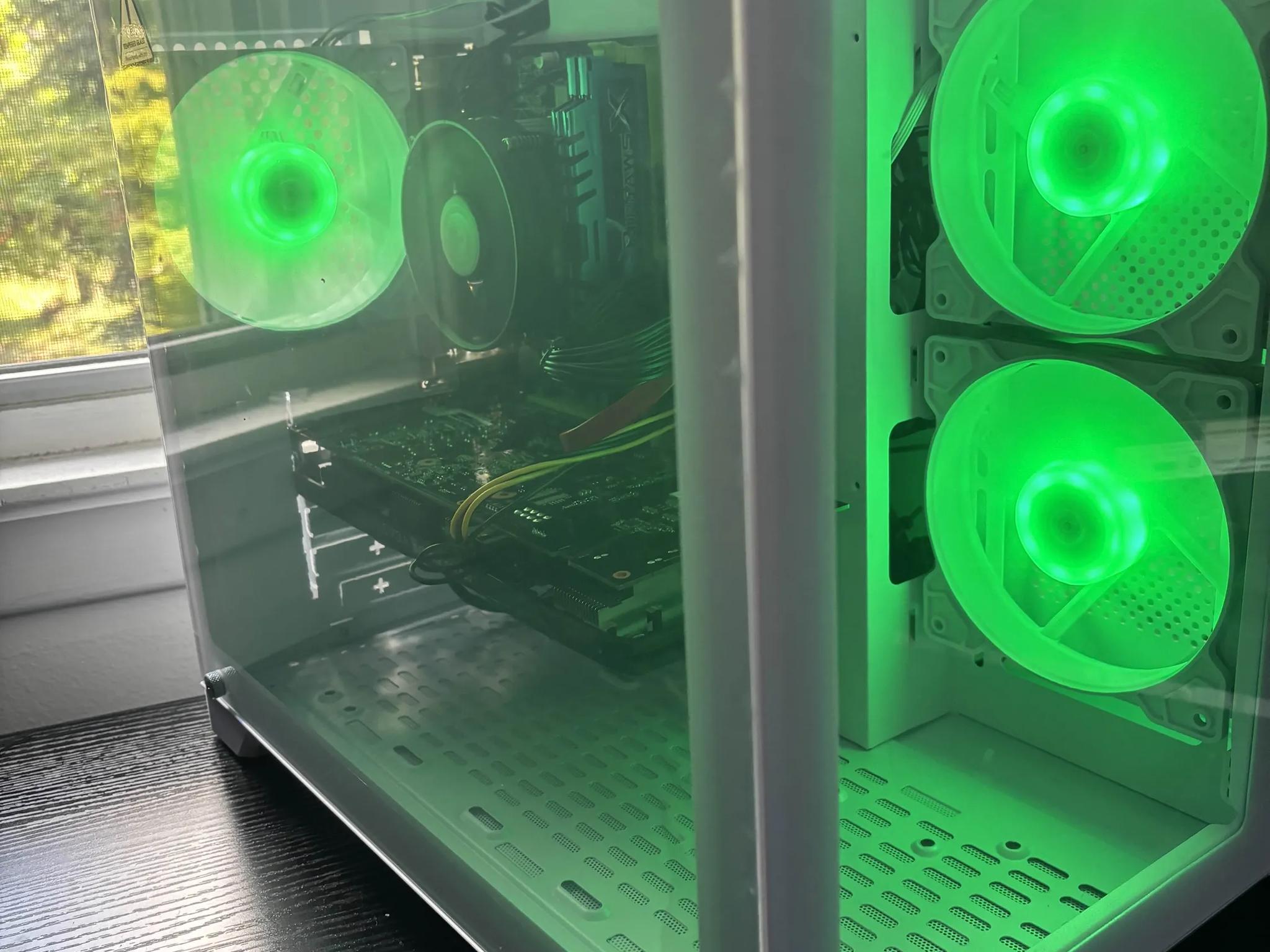 GAMING PC i5 16GB NVIDIA GTX 950 RGB Lighting RGB Fans Computer
