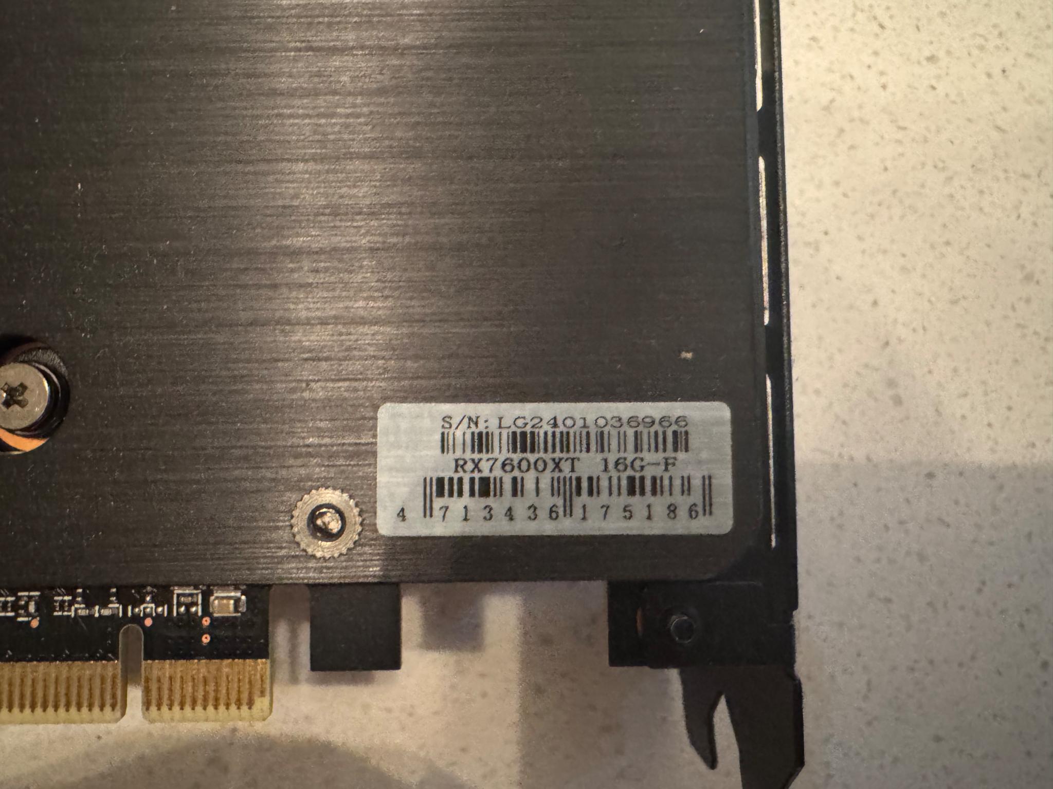 Rx 7600XT 16GB