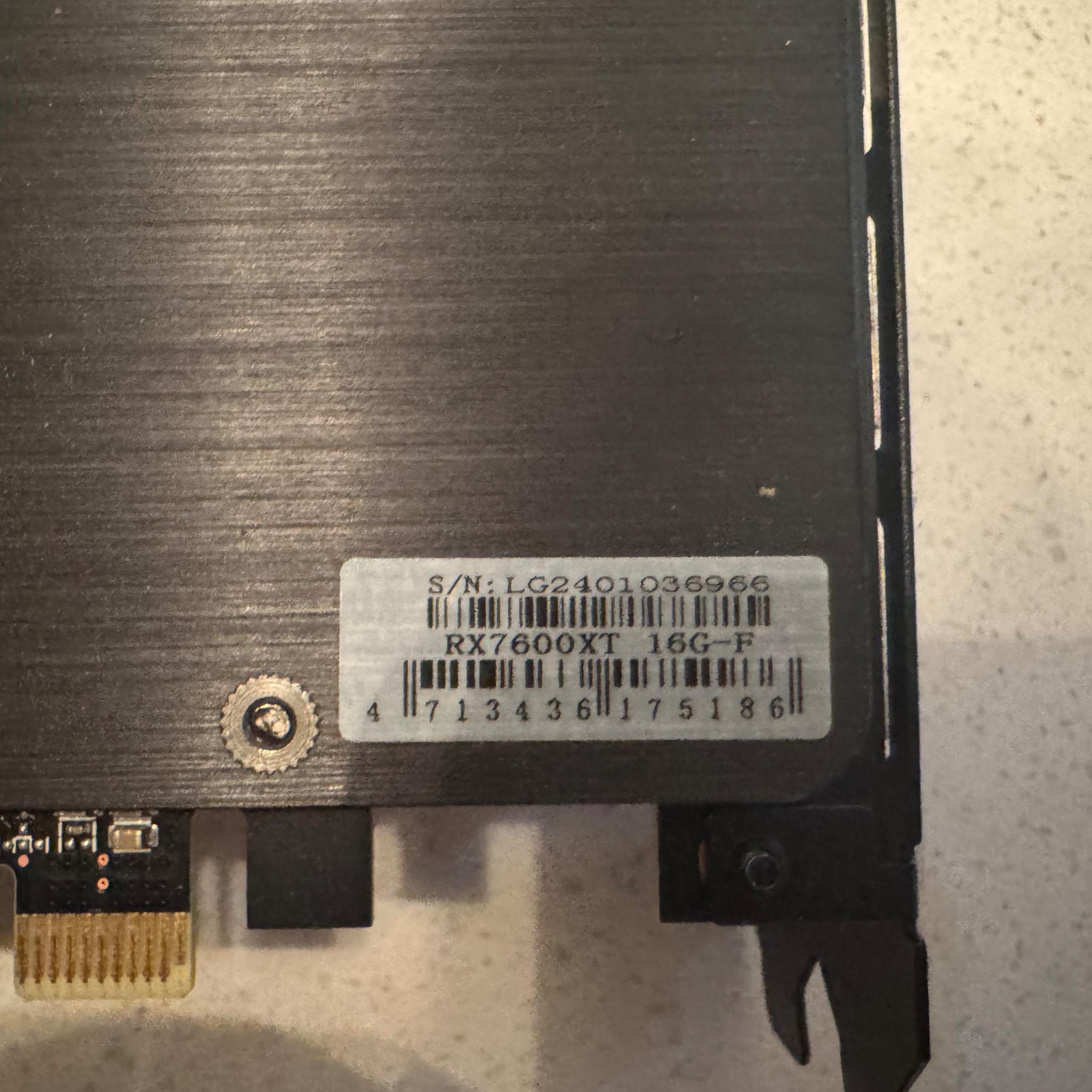 Rx 7600XT 16GB