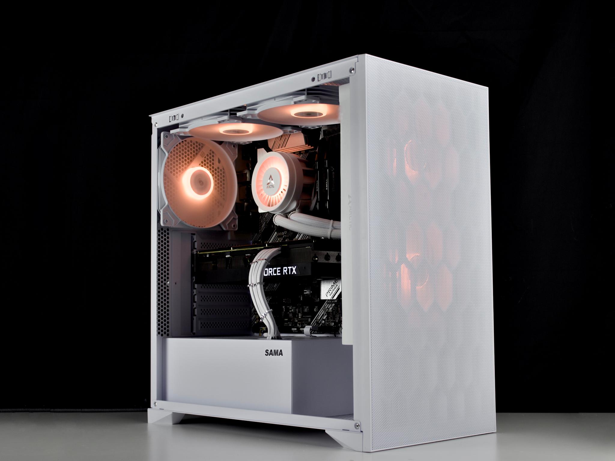❄️🧊💎- Whiteout 1440P Gaming PC | RTX 3080, Ryzen 7 5800X, 32GB RAM, 1TB NVMe SSD ❄️🧊💎