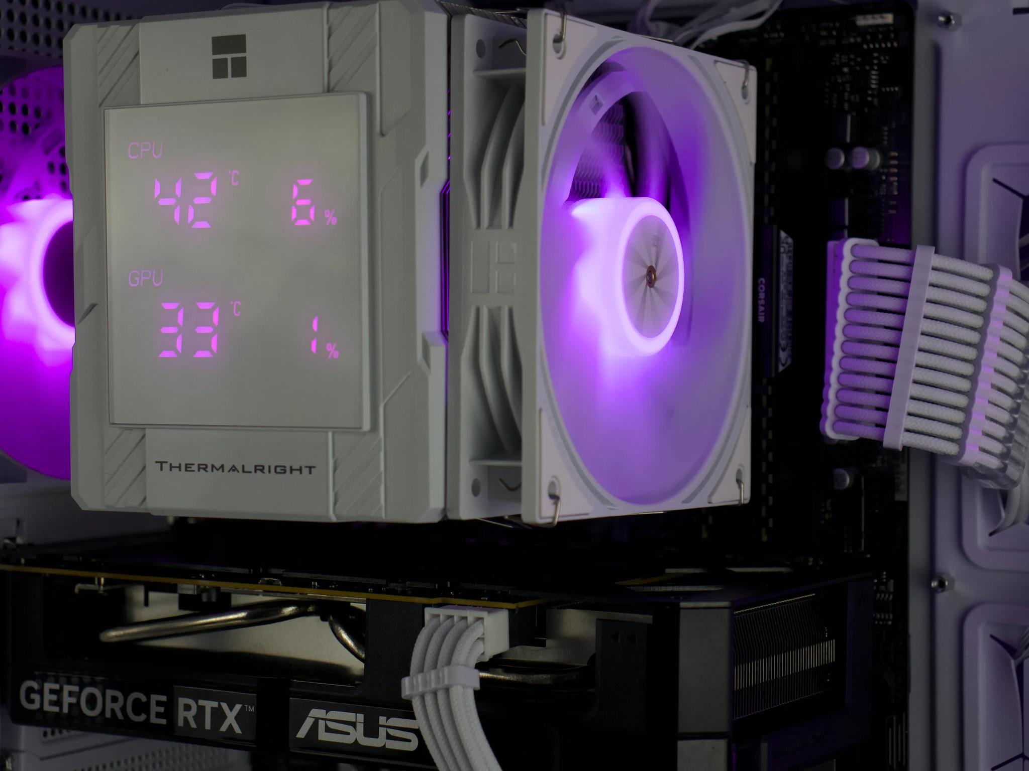 🤍💎White Gaming PC – RTX 5060, Ryzen 5 5600X, 32GB RAM, 1TB SSD - RGB, WiFi, LED Screen🤍💎