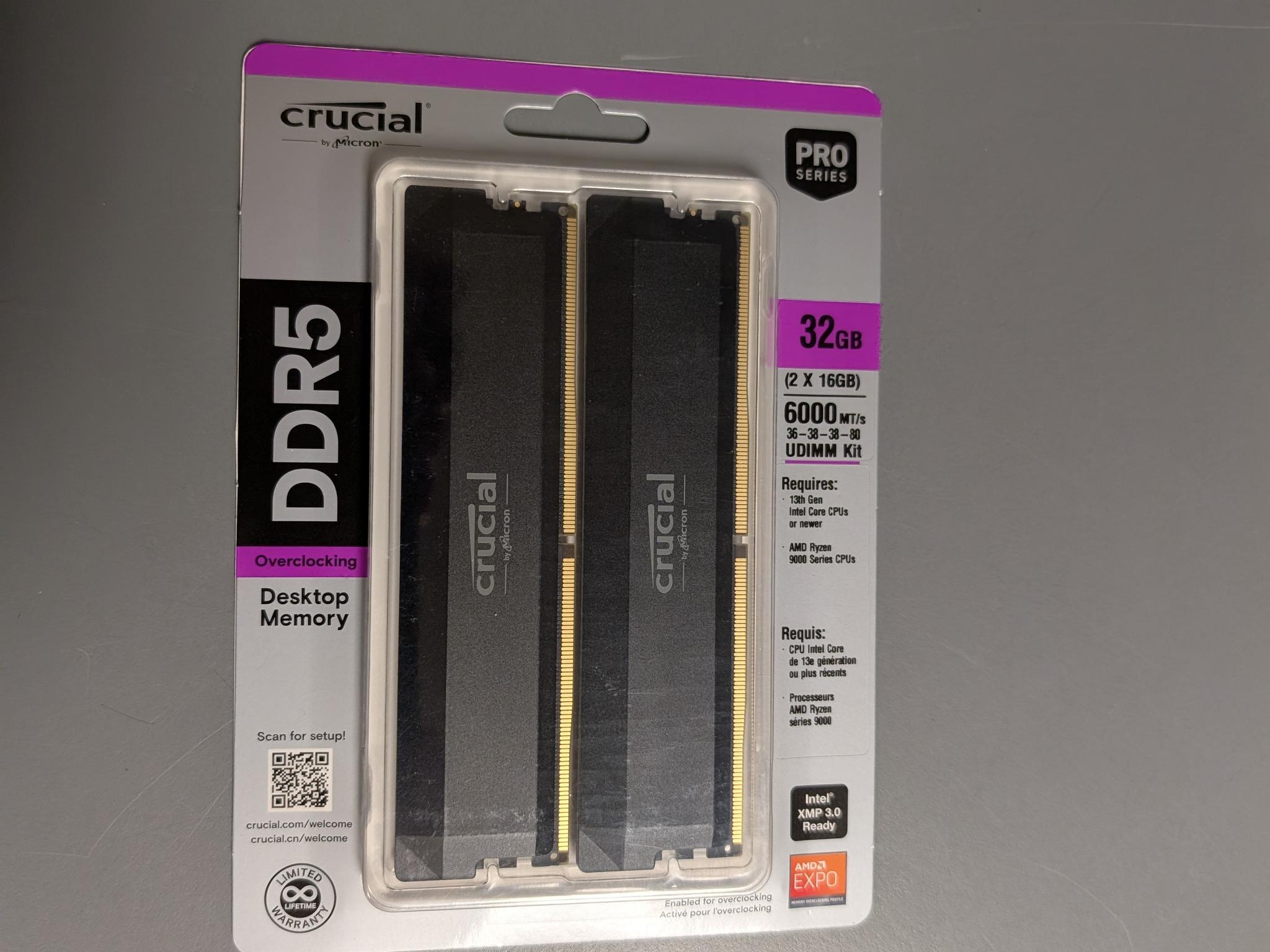 Crucial DDR5 Ram