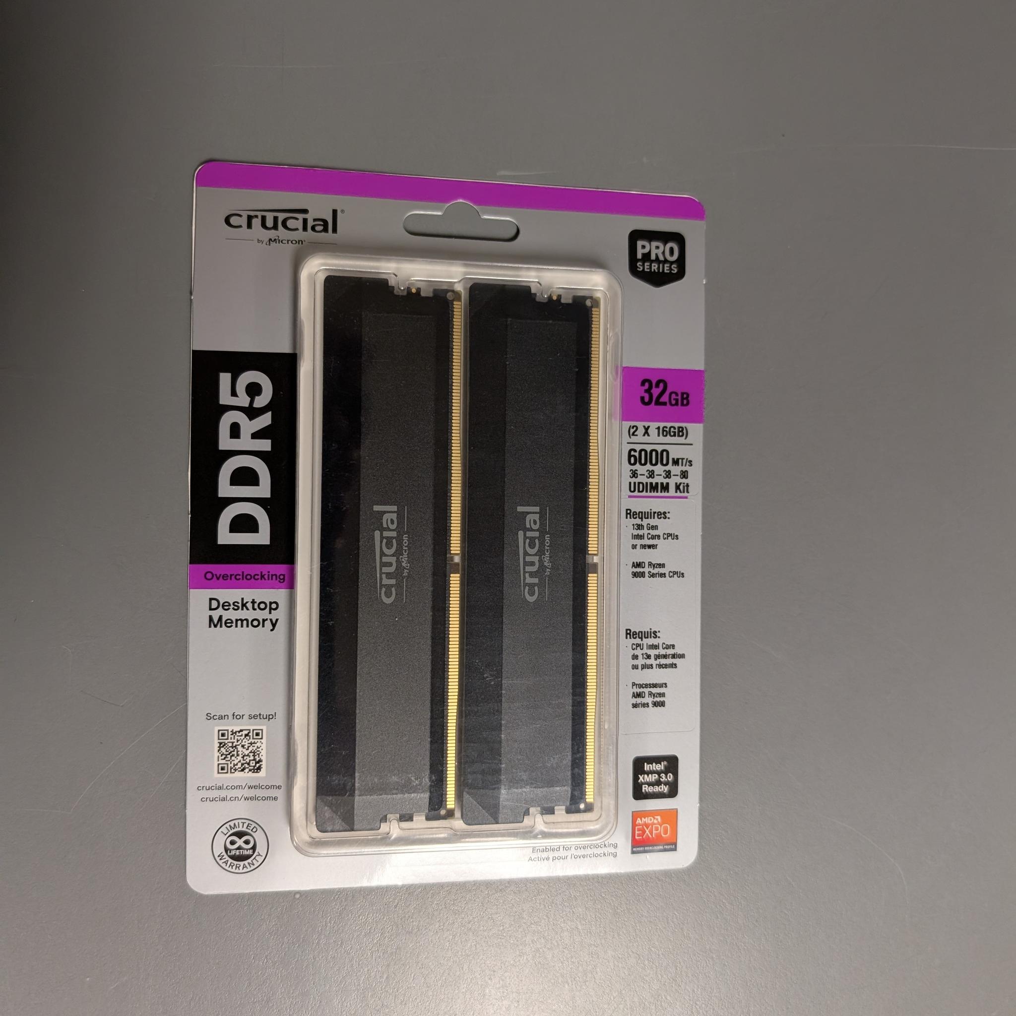 Crucial DDR5 Ram