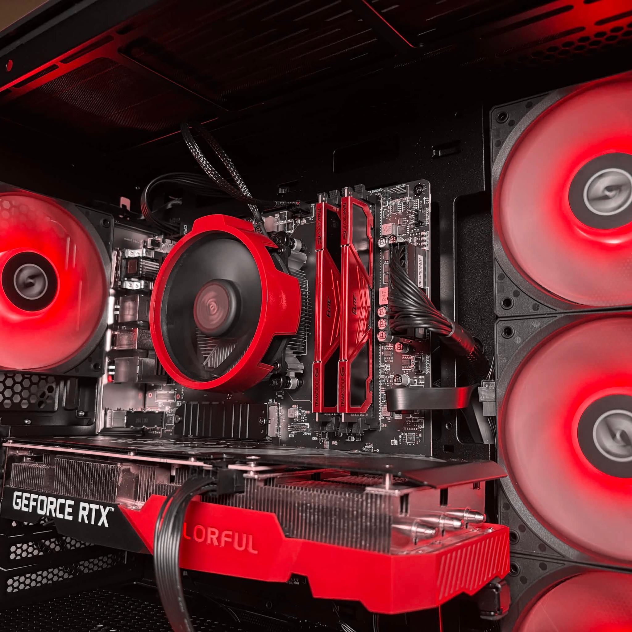 ARES V0 🔴⚫ | Ryzen 5500 | 3060 Ti | 1 TB NVME | 2 TB Sata SSD | 16 GB DDR4