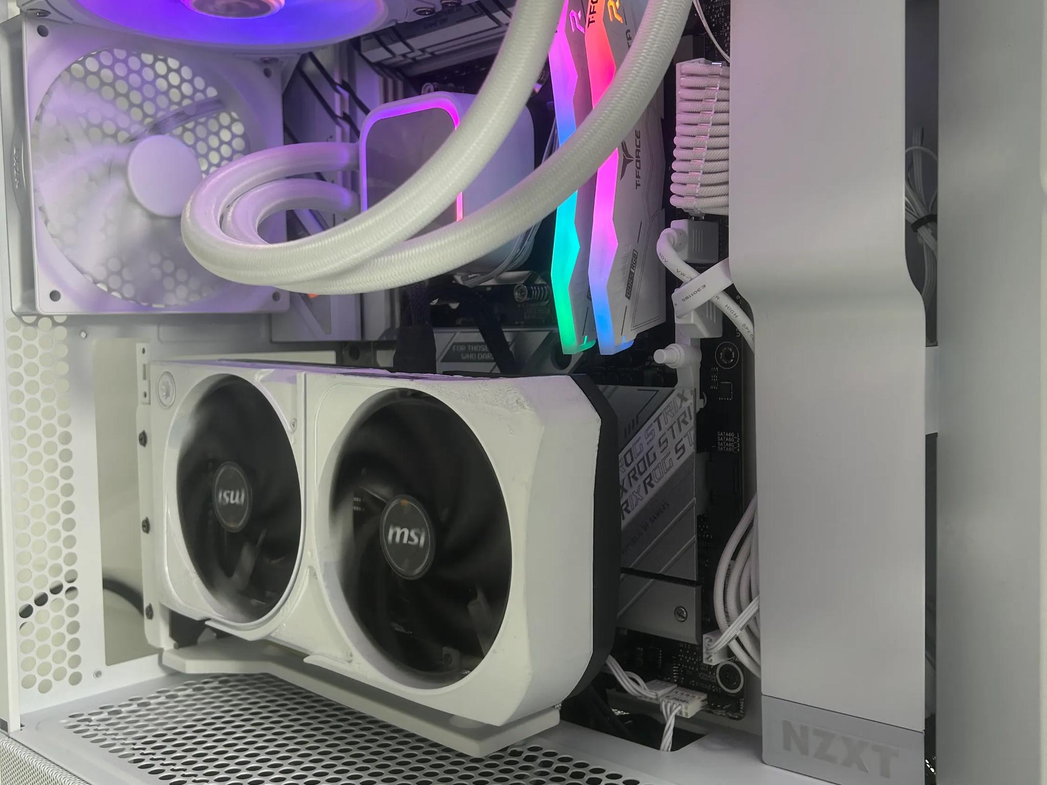 //COSMIC// All White Gaming PC - AMD Ryzen 7 7700 | RTX 5070 12GB | 32GB DDR5 | 2TB SSD