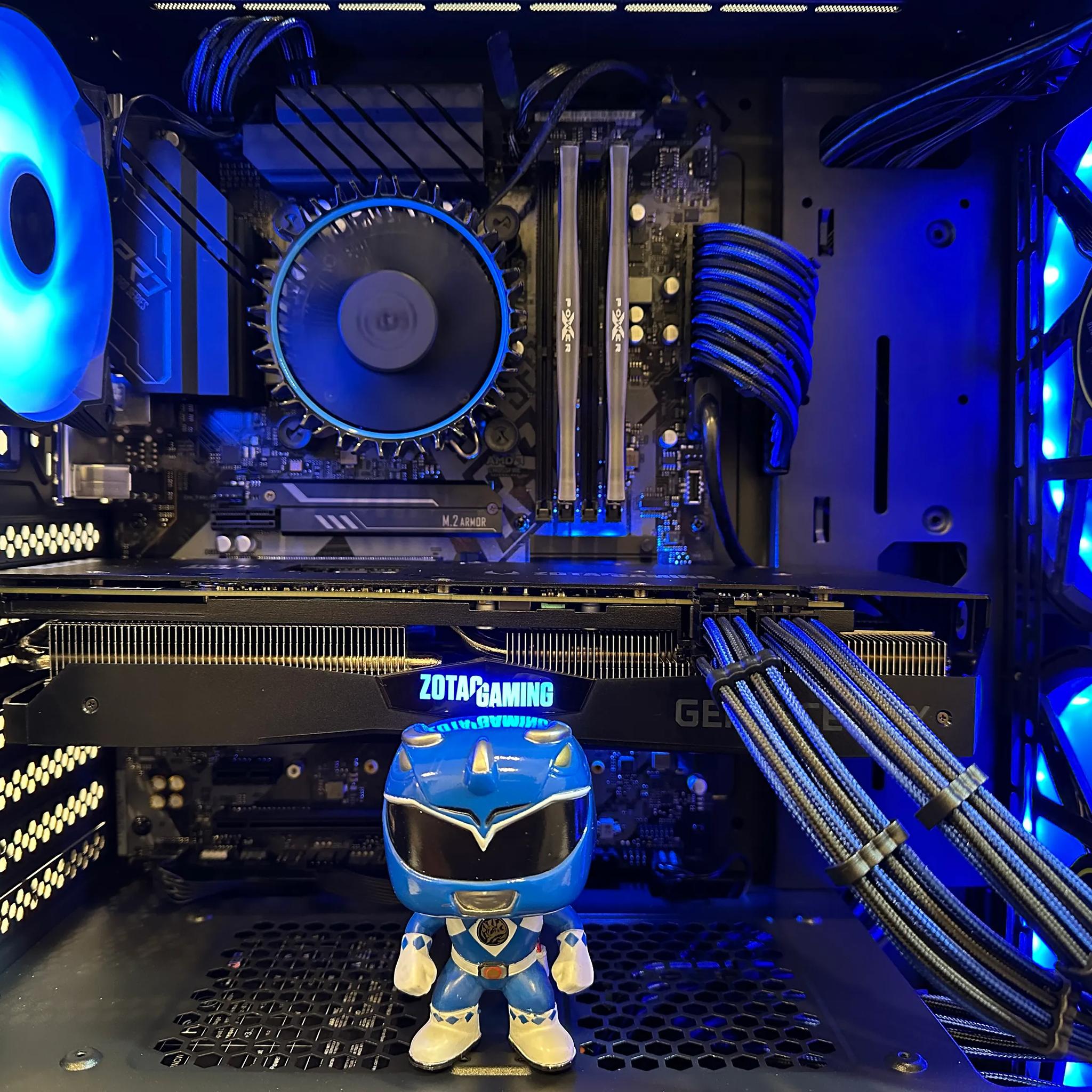💙☃️❄️||Gaming PC-NVIDIA RTX 2070 8GB GDDR6 DLSS Ray Tracing-Intel i5-12400F -32GB DDR4 RAM- 1TB SSD