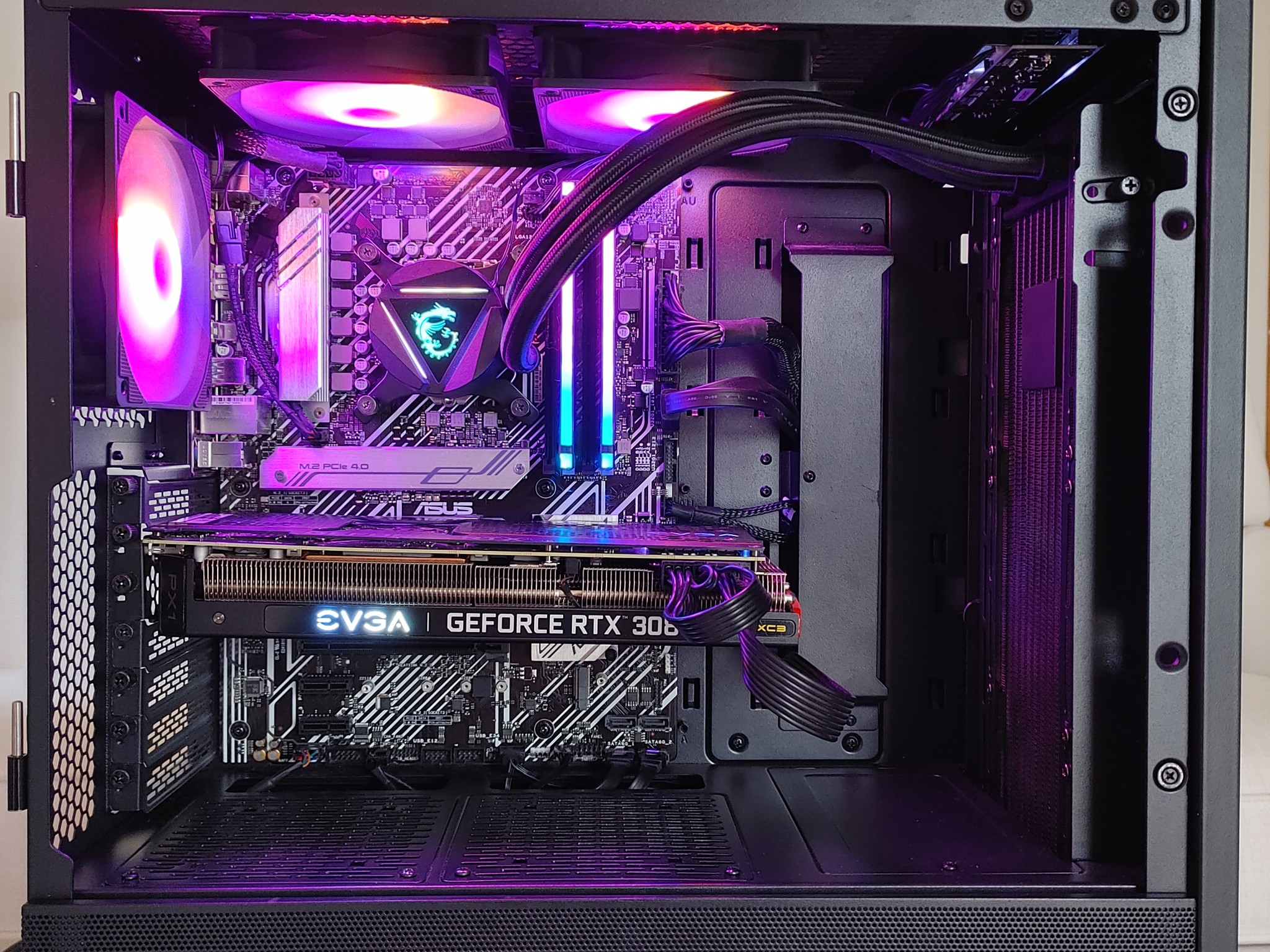 High End Gaming PC i9-11900 RTX 3080 16GB RAM 1TB SSD 3TB HDD