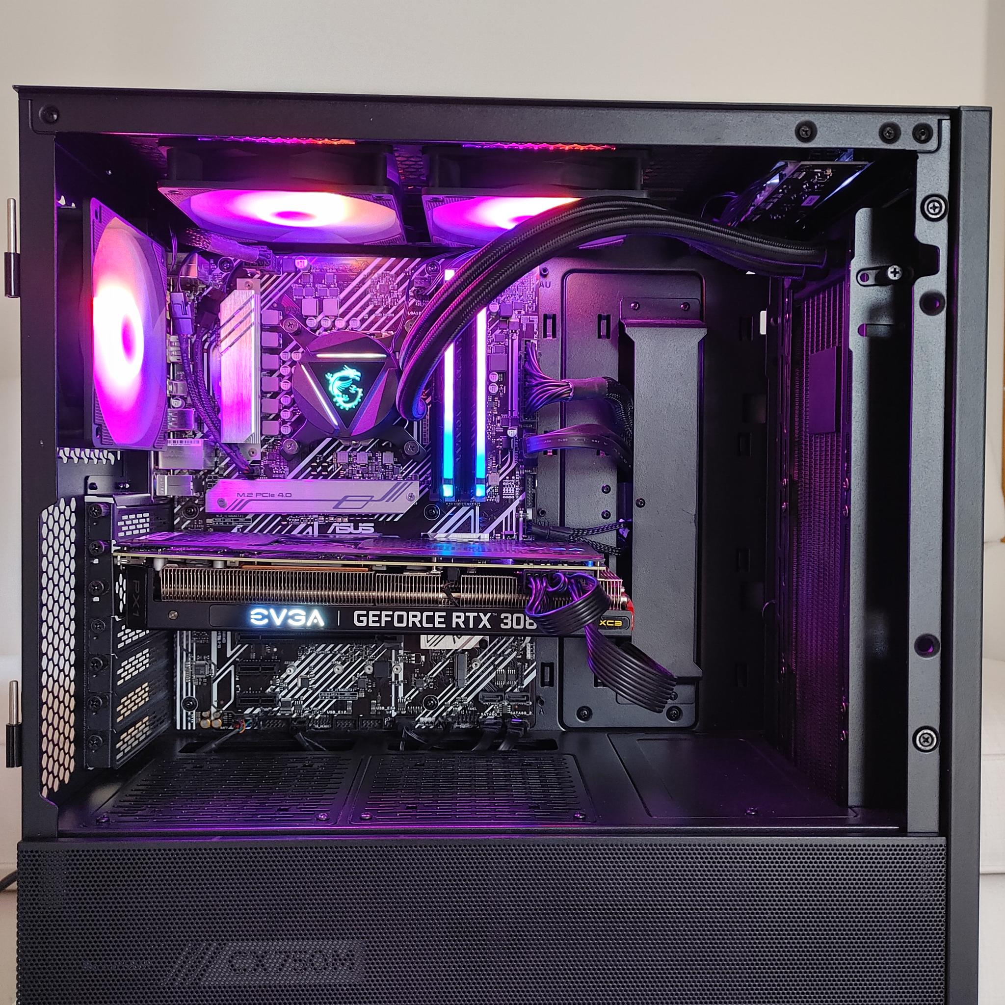 High End Gaming PC i9-11900 RTX 3080 16GB RAM 1TB SSD 3TB HDD