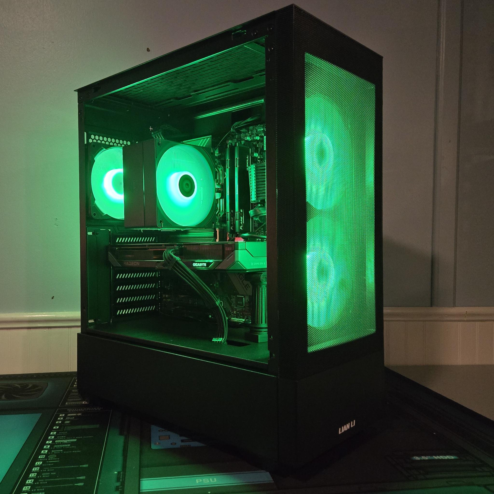 🎮Compact 1080p/1440p PC🖥️|Ryzen 5 7500F|RX 9060XT 16GB|1TB NVME|32GB DDR5|Wifi/Bt|Win 11 | 🎮🖥️