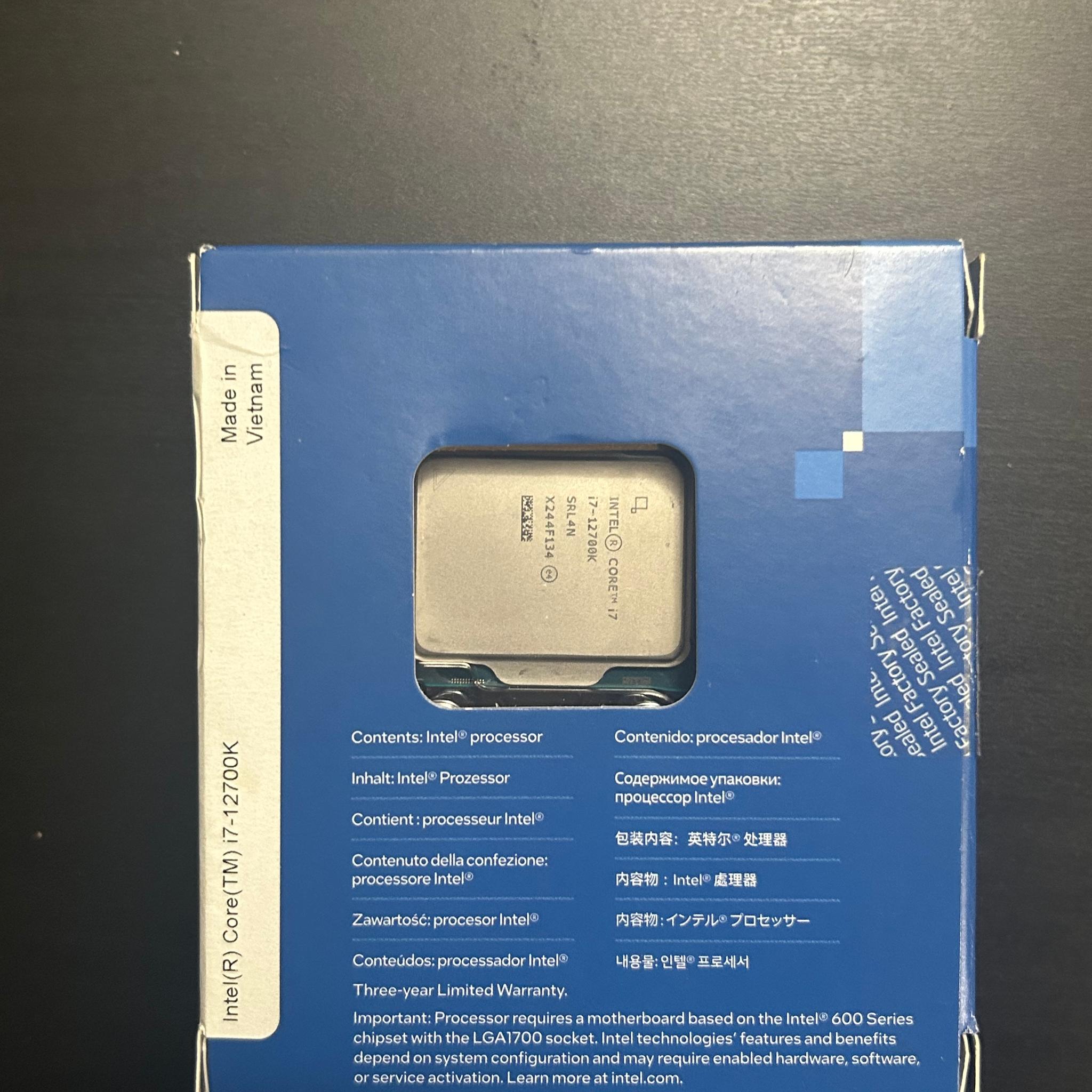 Intel Core i7-12700K