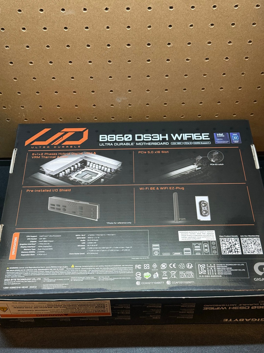 ._.ページ NEW Bundle) Intel Core Ultra 250K PLUS | GIGABYTE B860 DS3H WIFI6E