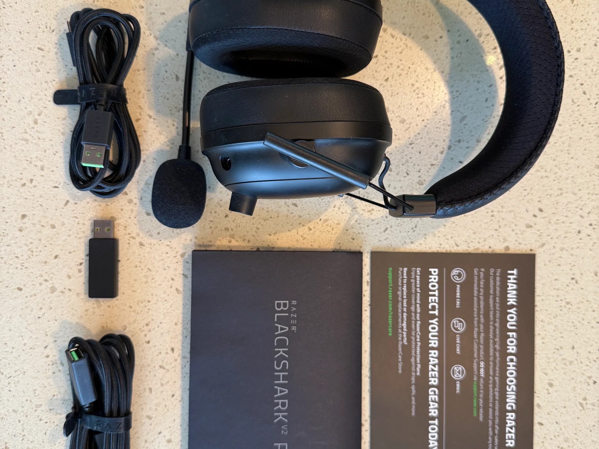 Razer BlackShark V2 Pro 2023 with Wicked Cushions Cooling Gel Cushions