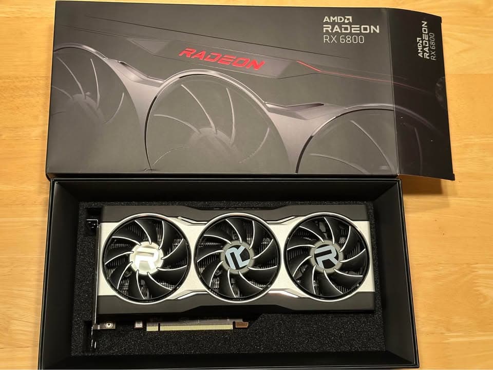 AMD RX 6800 Reference 16 GB with original box