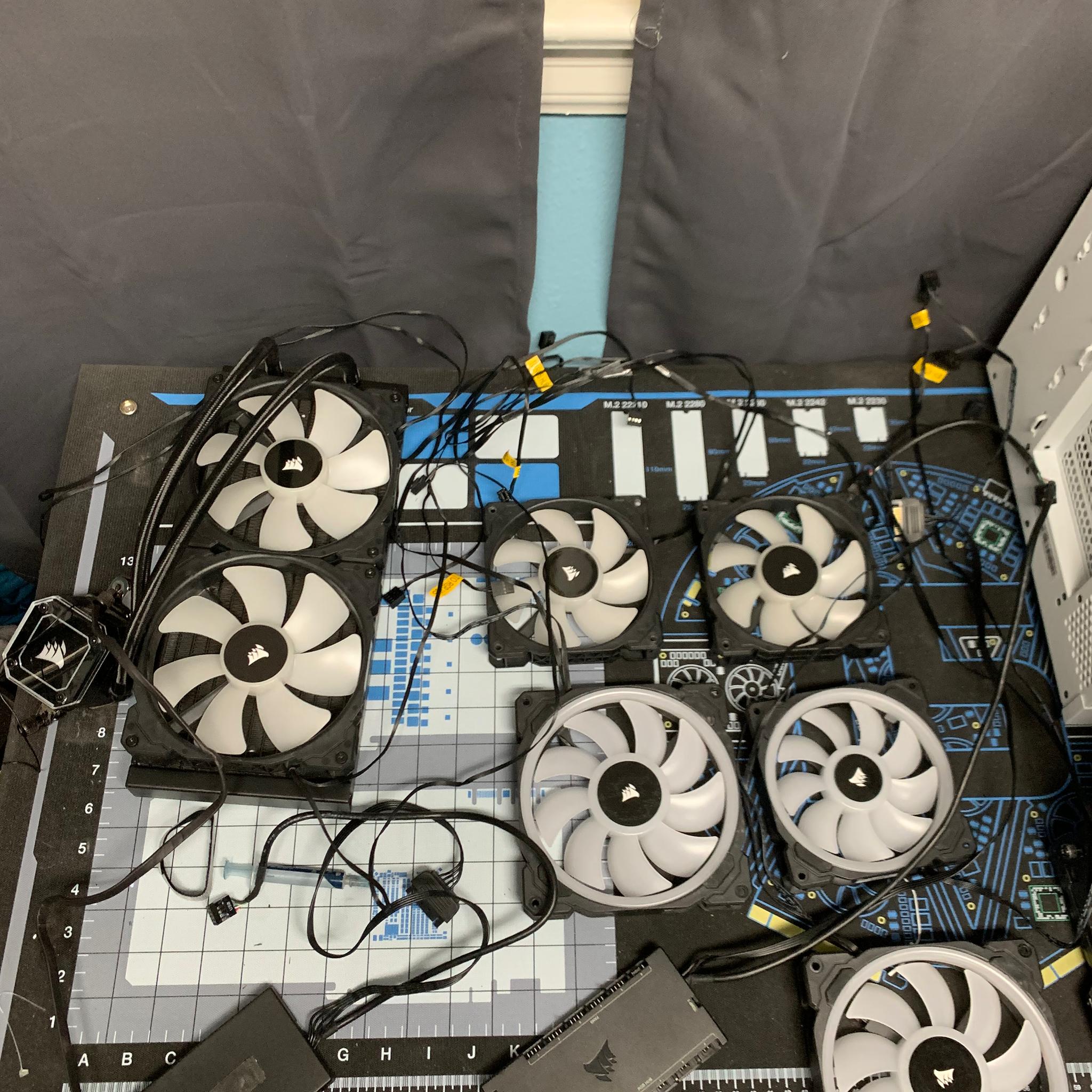 Corsair RGB Cooling Parts Lot