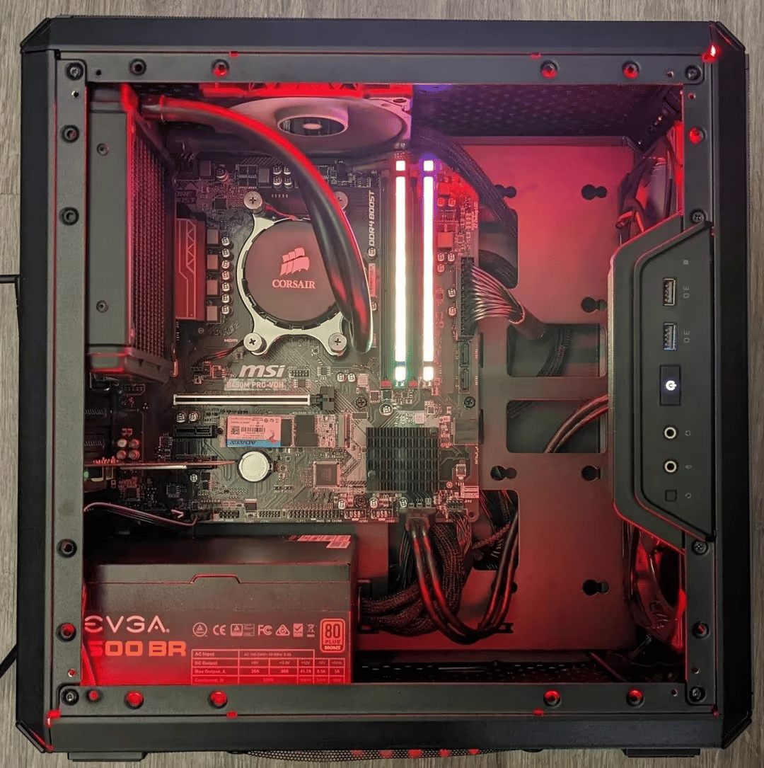 AMD Ryzen 3 3200g light gaming/office PC with Windows 10 and room to grow