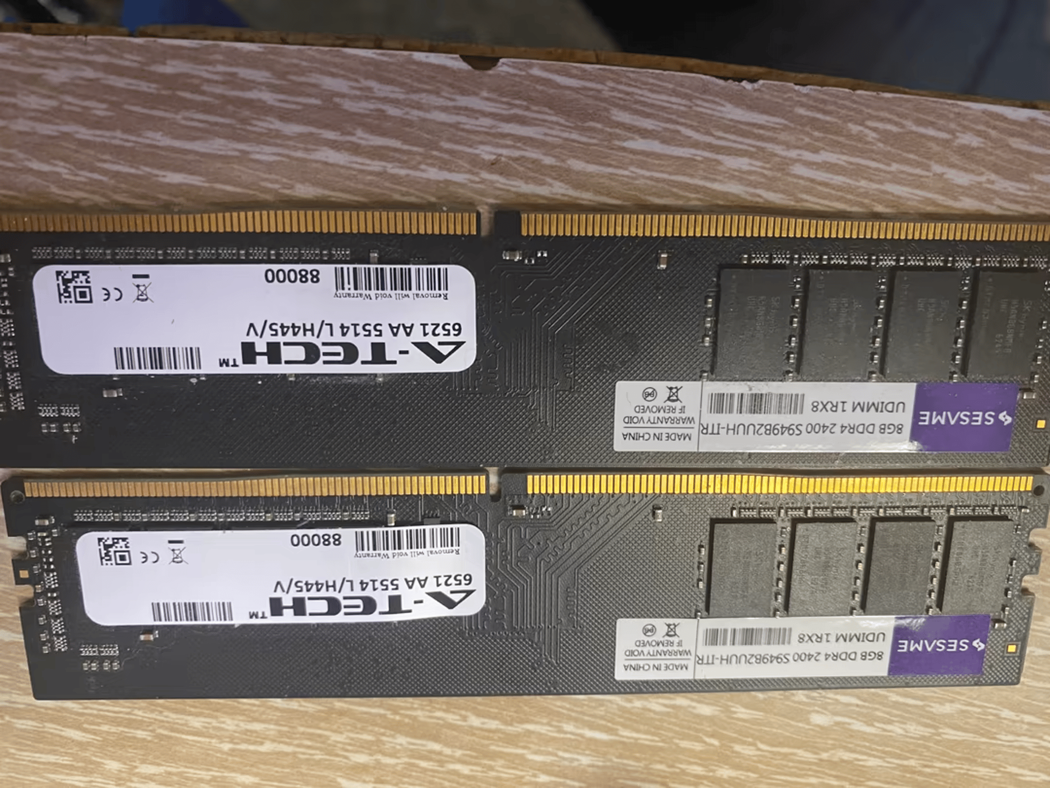 16 GB DDR4 2400mhz