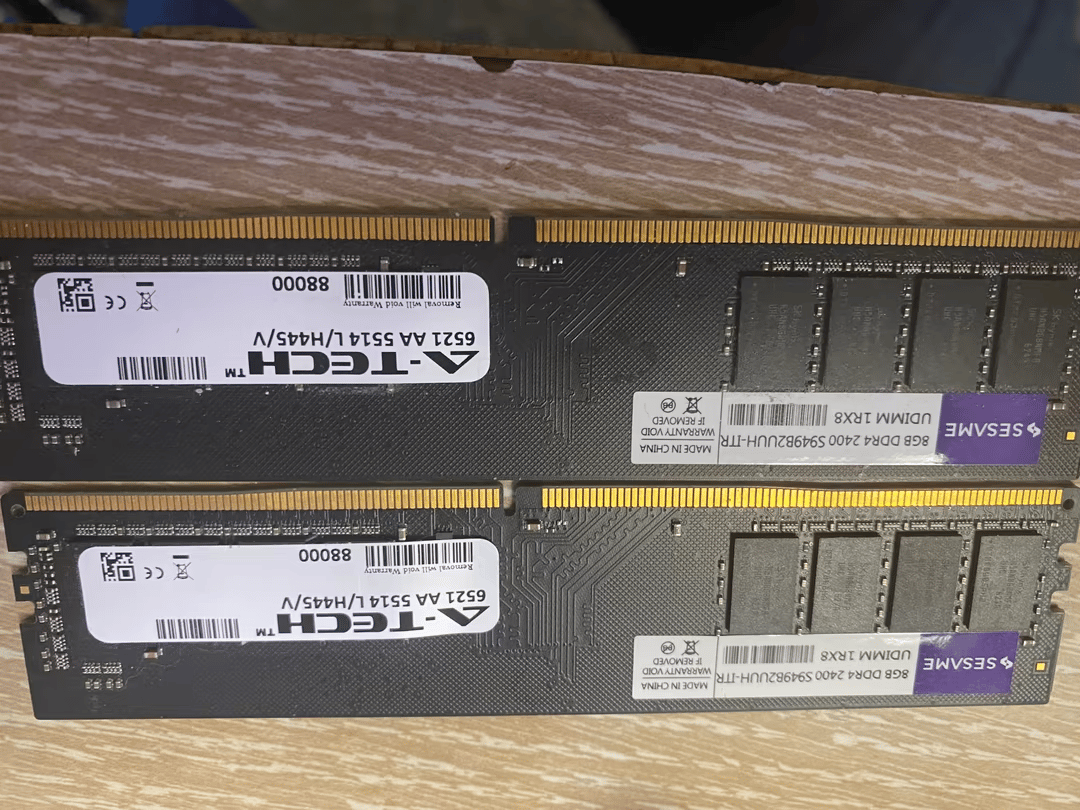16 GB DDR4 2400mhz