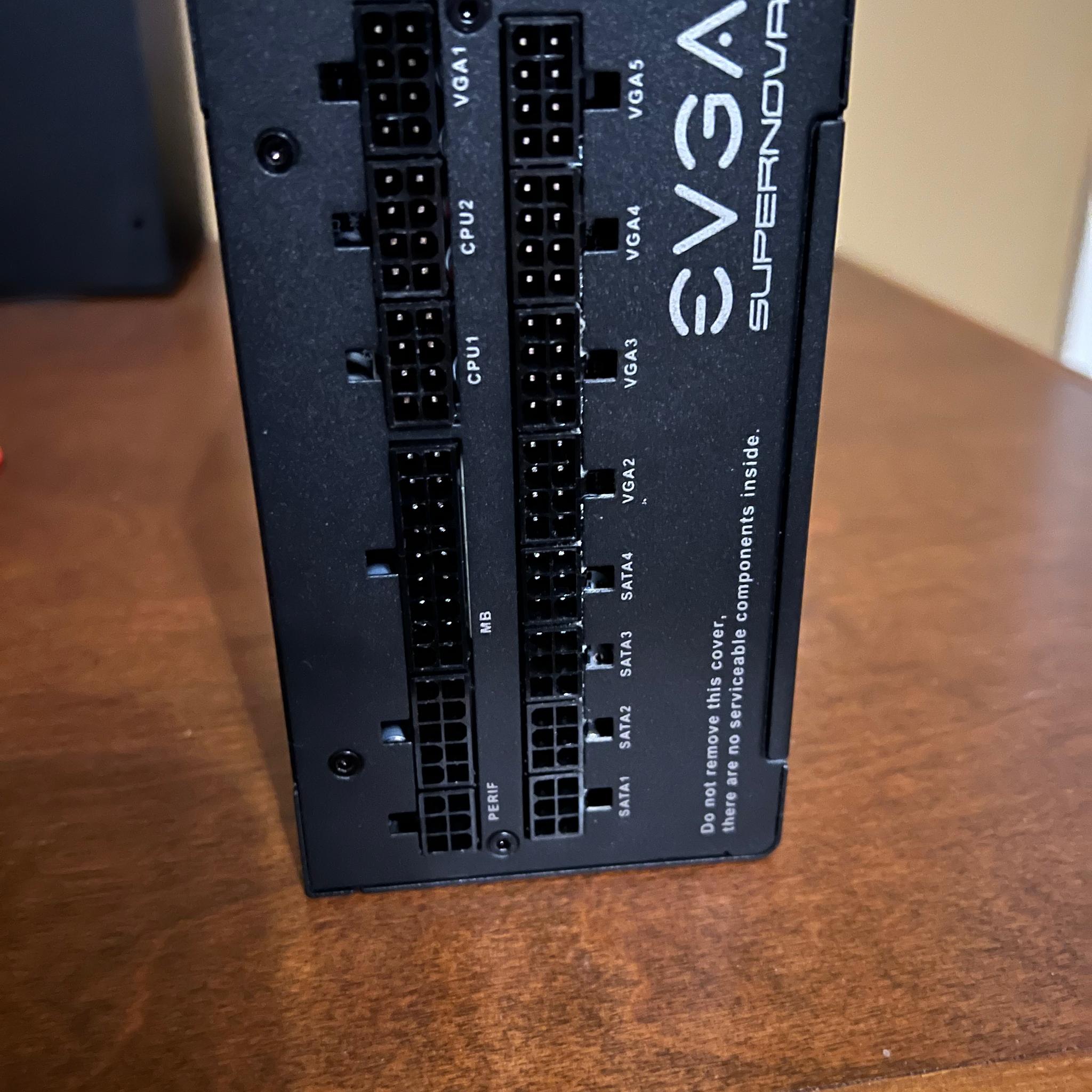Used EVGa 1000 PSU! Power cord,3 8 pin Gpu,2 8 pin cpu,and mother Board cord