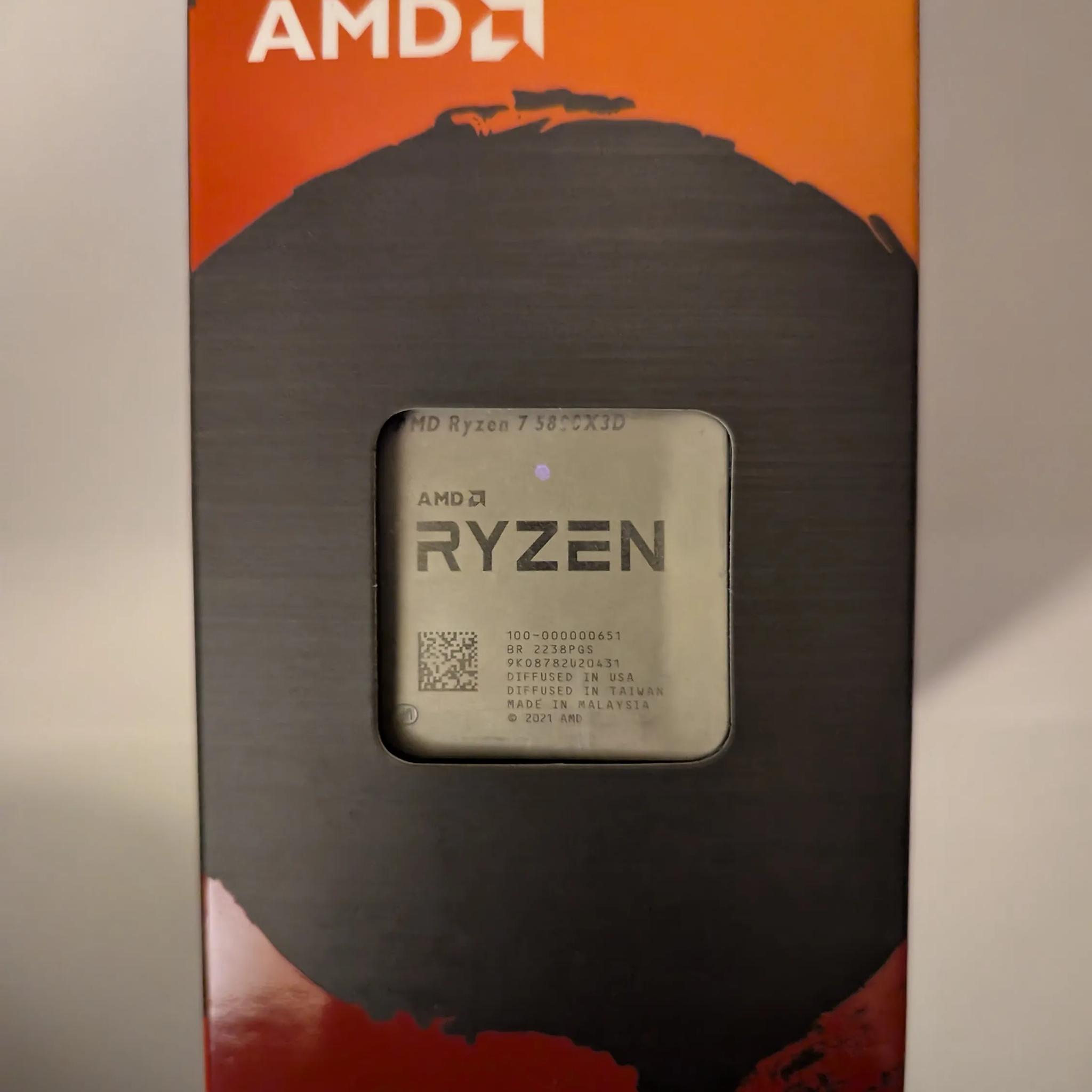 AMD Ryzen 7 5800X3D AM4 8-Core Processor With 3D V-Cache + Original Box