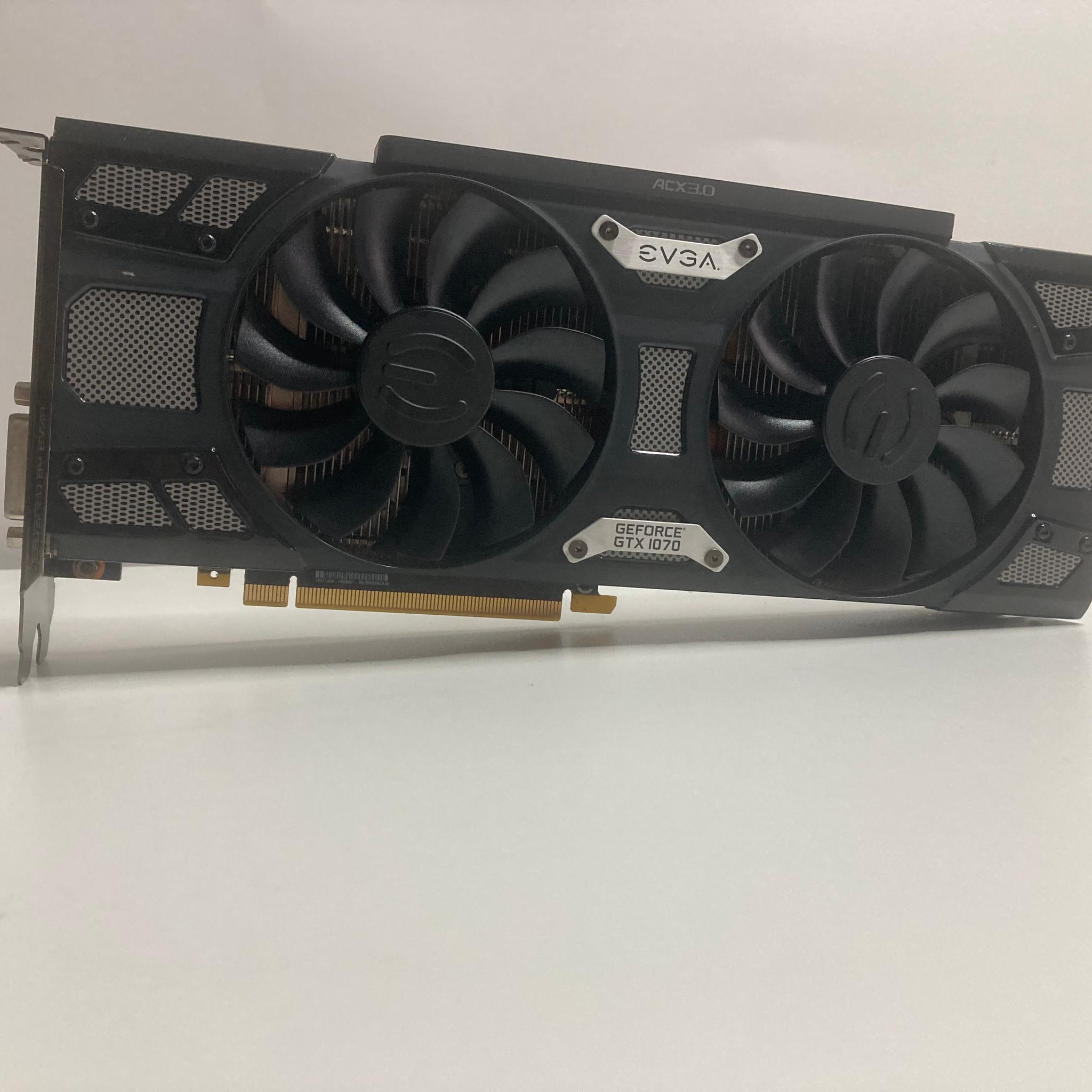 EVGA GTX 1070 SC Black Edition 8GB VRAM