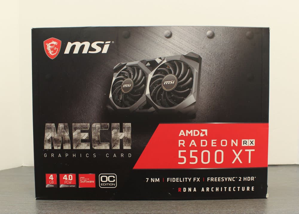 MSI Radeon RX 5500 XT MECH 4G OC - Used