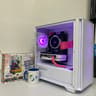 Pink & White Powerhouse | Ryzen 5|16 GB |1TB NVME + 1 TB HD|RX 580