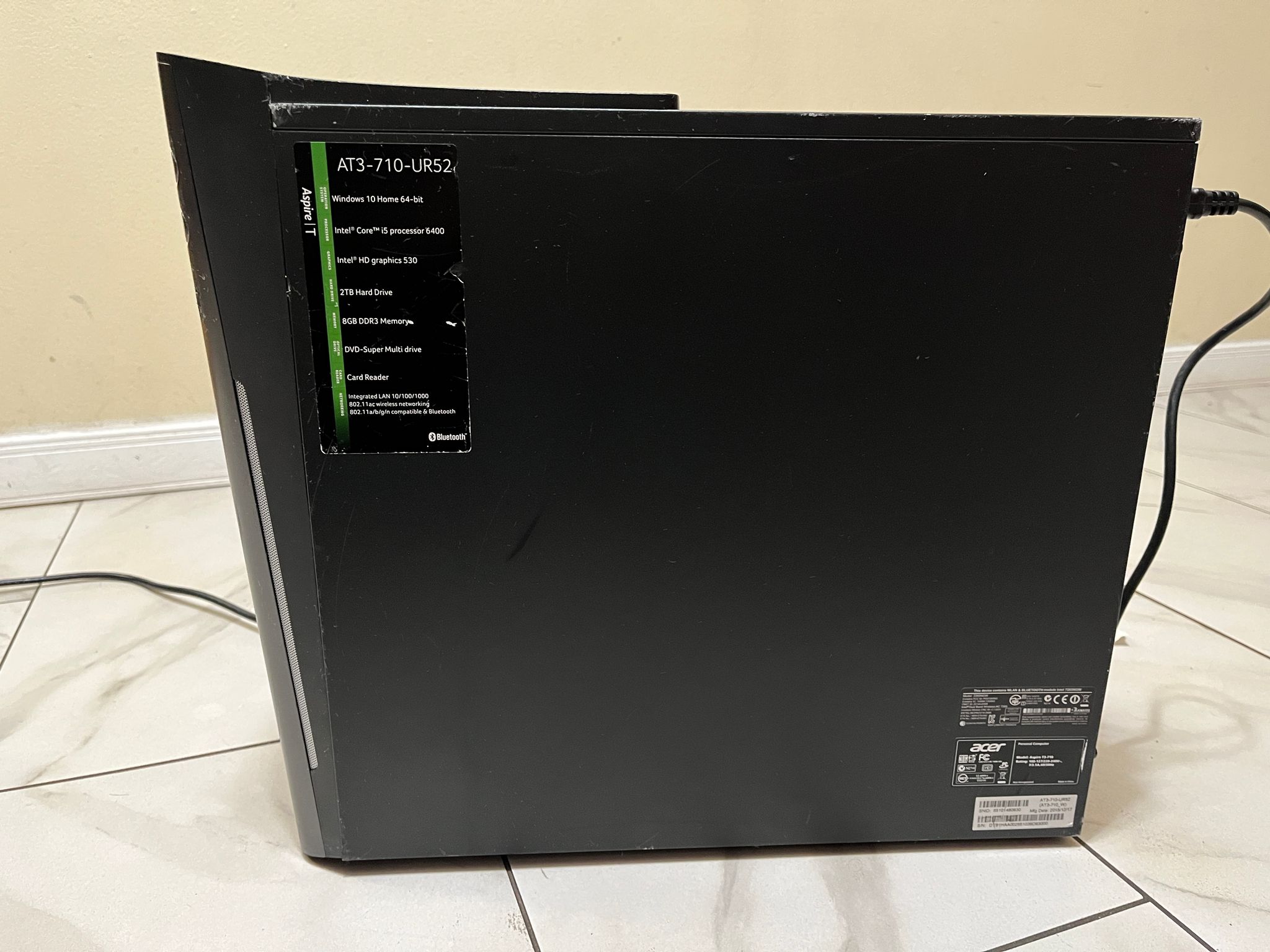 🟢🔥Budget Acer Aspire Gaming PC - GTX 1060 6GB, Intel i5-6400, 16GB RAM, 1.2TB Storage w/ Wi-Fi 🖥️🔵
