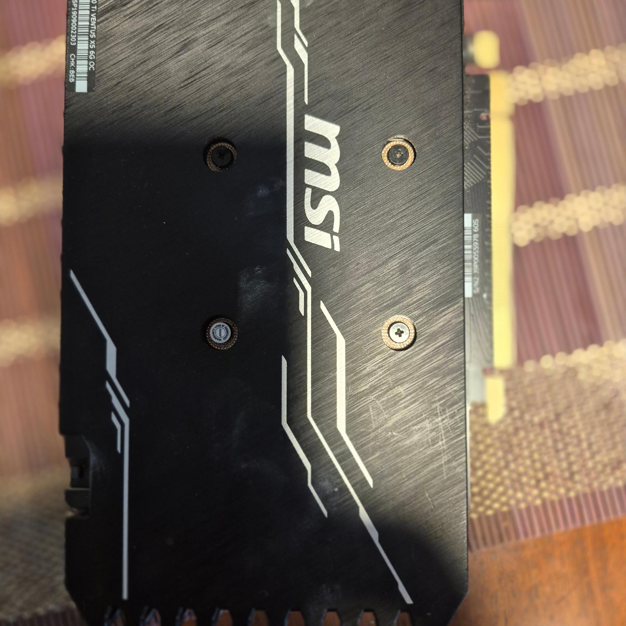 MSI GeForce GTX 1660 Ti VENTUS XS 6G OC