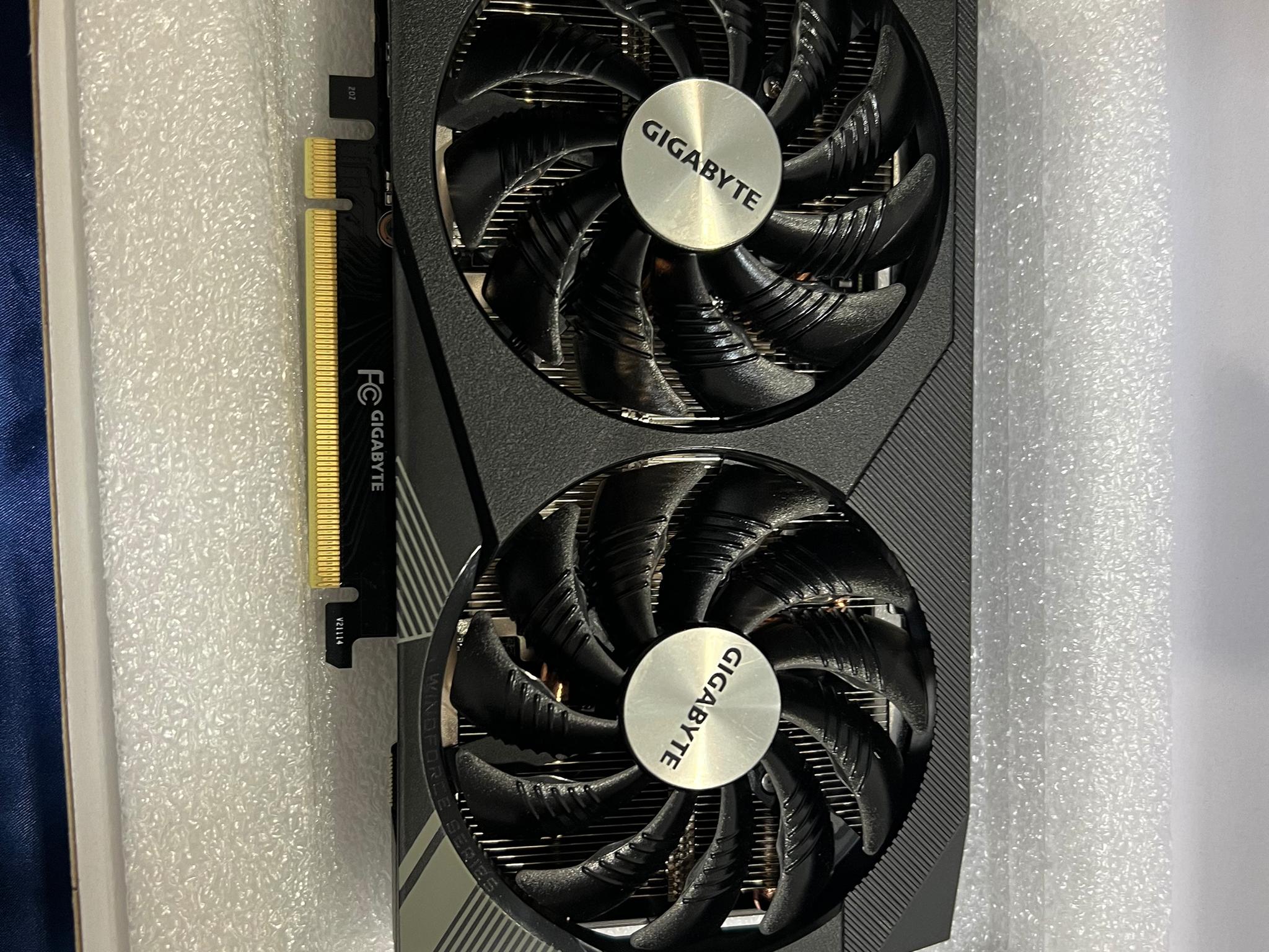 GIGABYTE GeForce RTX 3060 Ti WINDFORCE OC 8G LHR Gaming Graphics Card, GDDR6