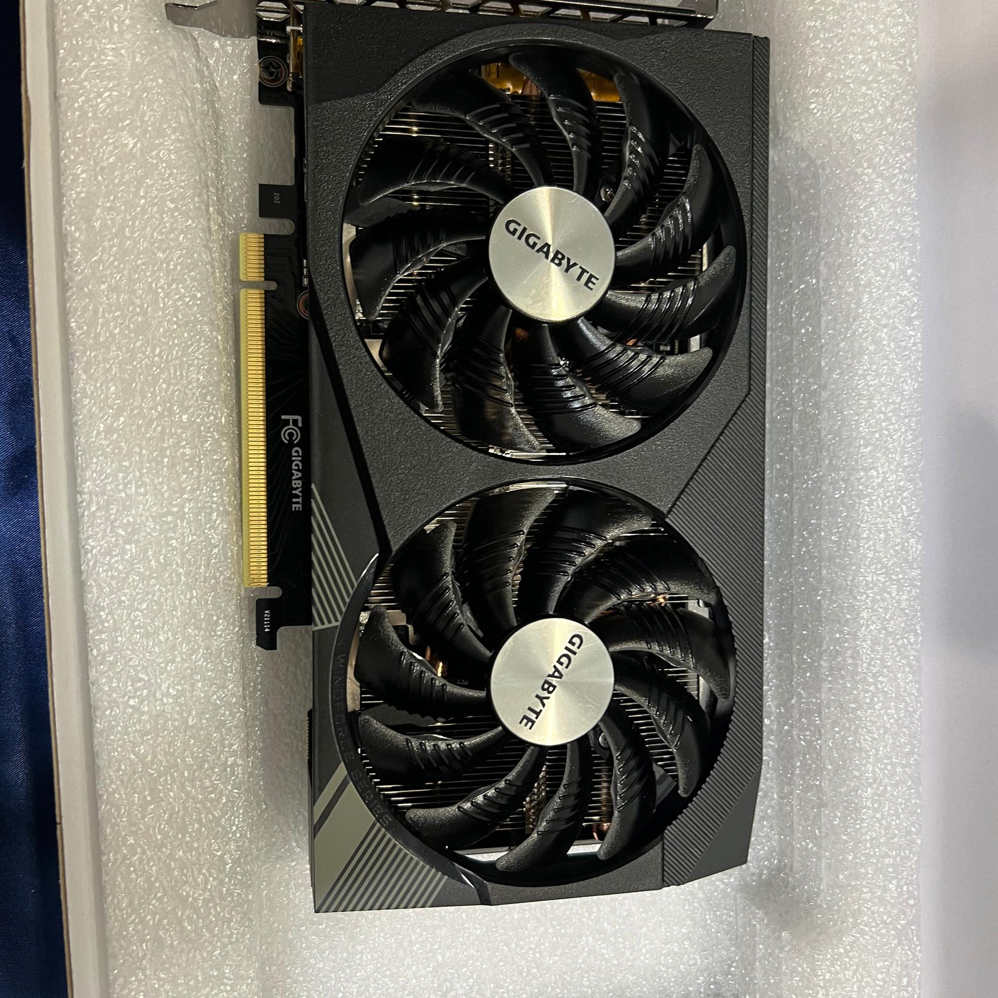 GIGABYTE GeForce RTX 3060 Ti WINDFORCE OC 8G LHR Gaming Graphics Card, GDDR6