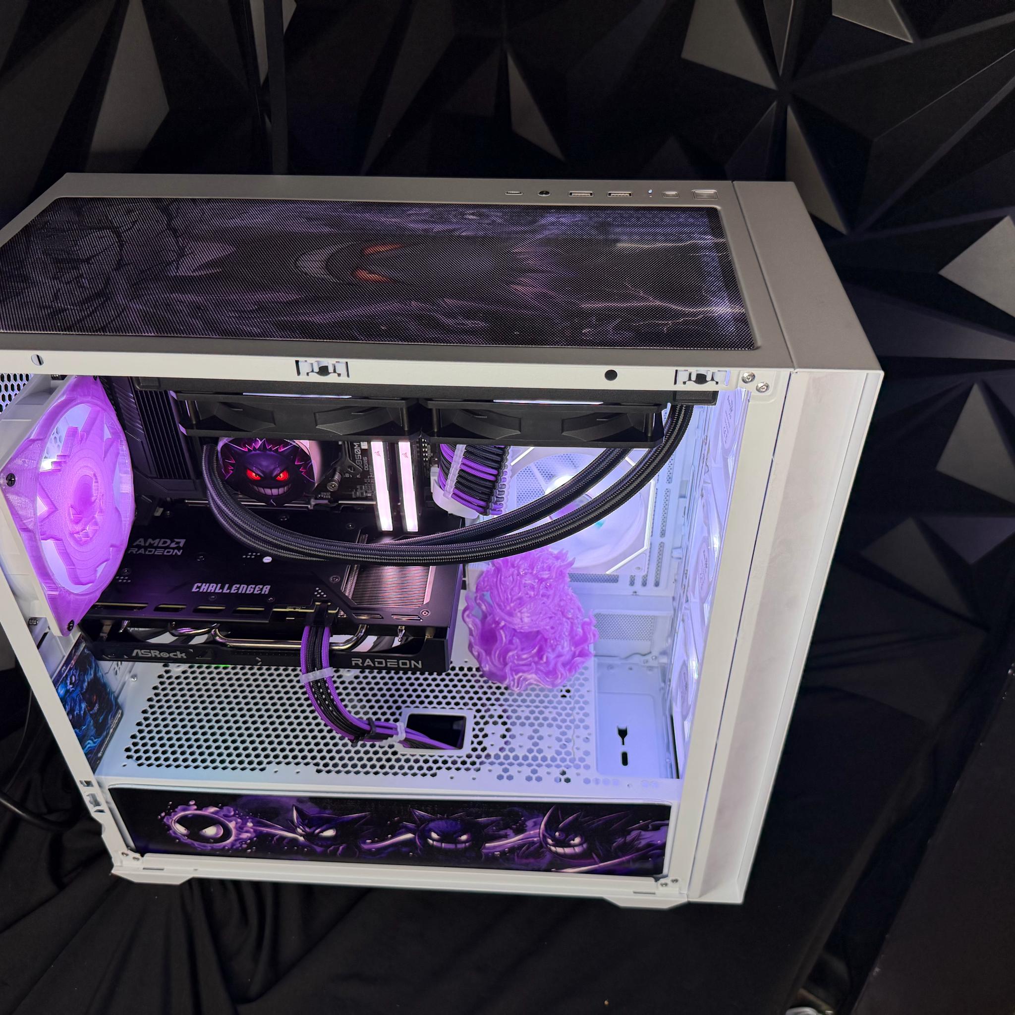 👻💜 GENG GANG 96 💜👻Ryzen 5 9600X| RX 9060XT 16GB| 32 GB DDR5| 1.25 TB NVMe| 650W PSU