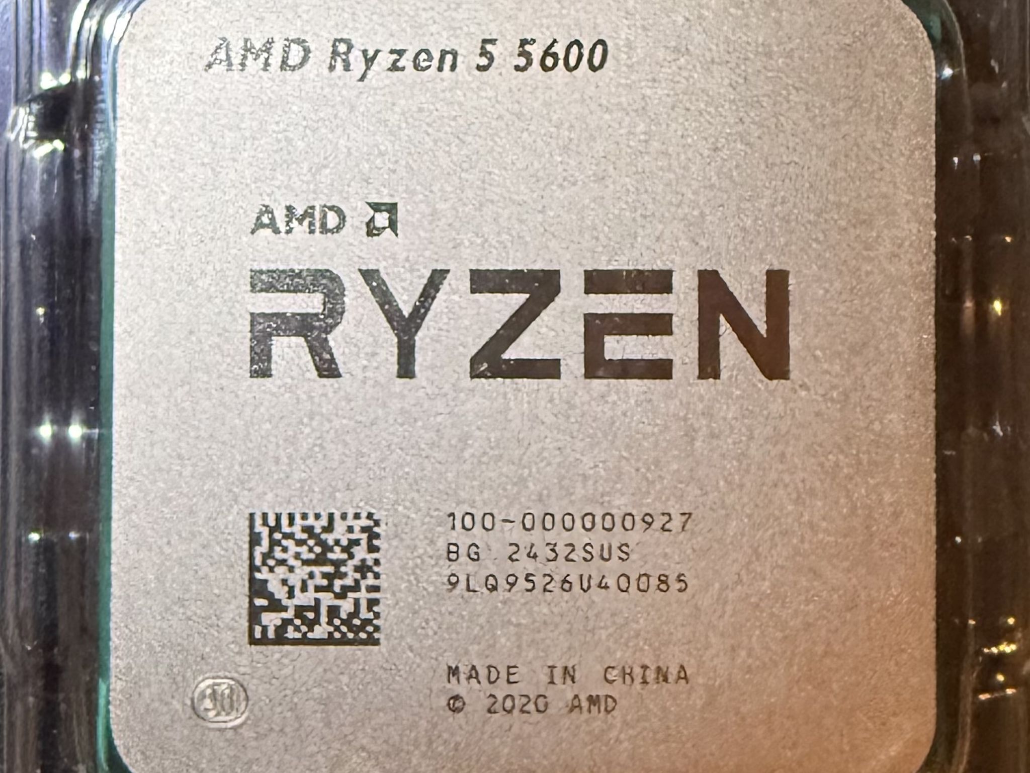 BRAND NEW RYZEN 5 5600 〰️ 6 ZEN 3 CORES 〰️ 4.4 GHz MAX CLOCK