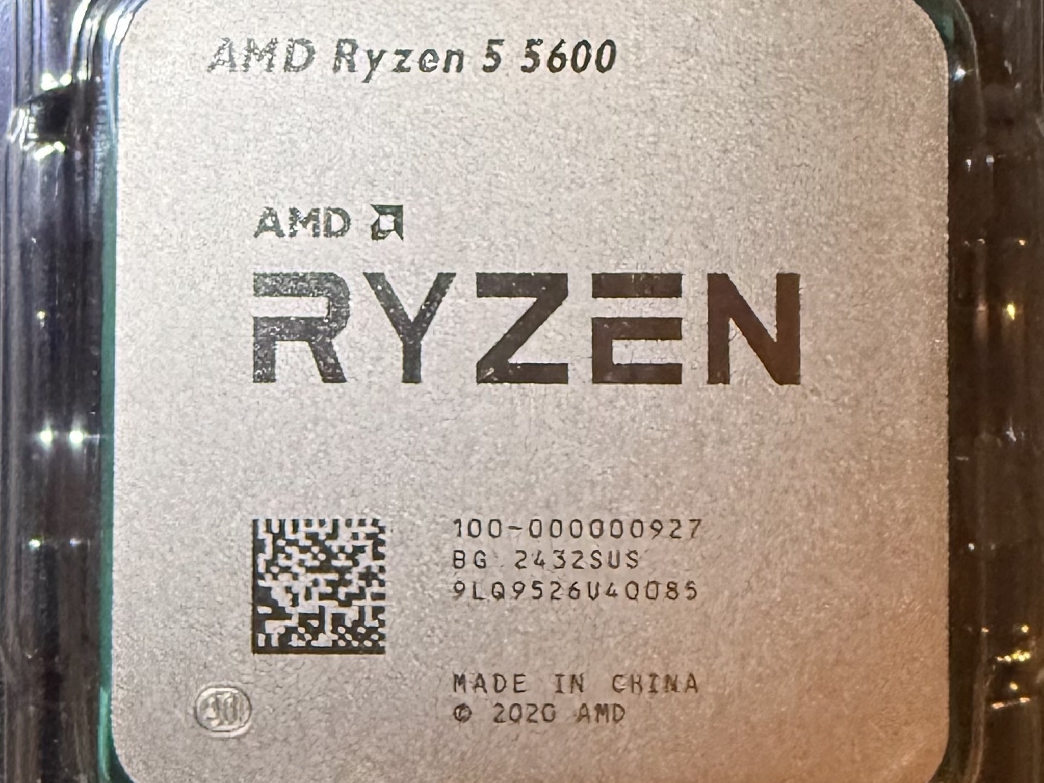 BRAND NEW RYZEN 5 5600 〰️ 6 ZEN 3 CORES 〰️ 4.4 GHz MAX CLOCK