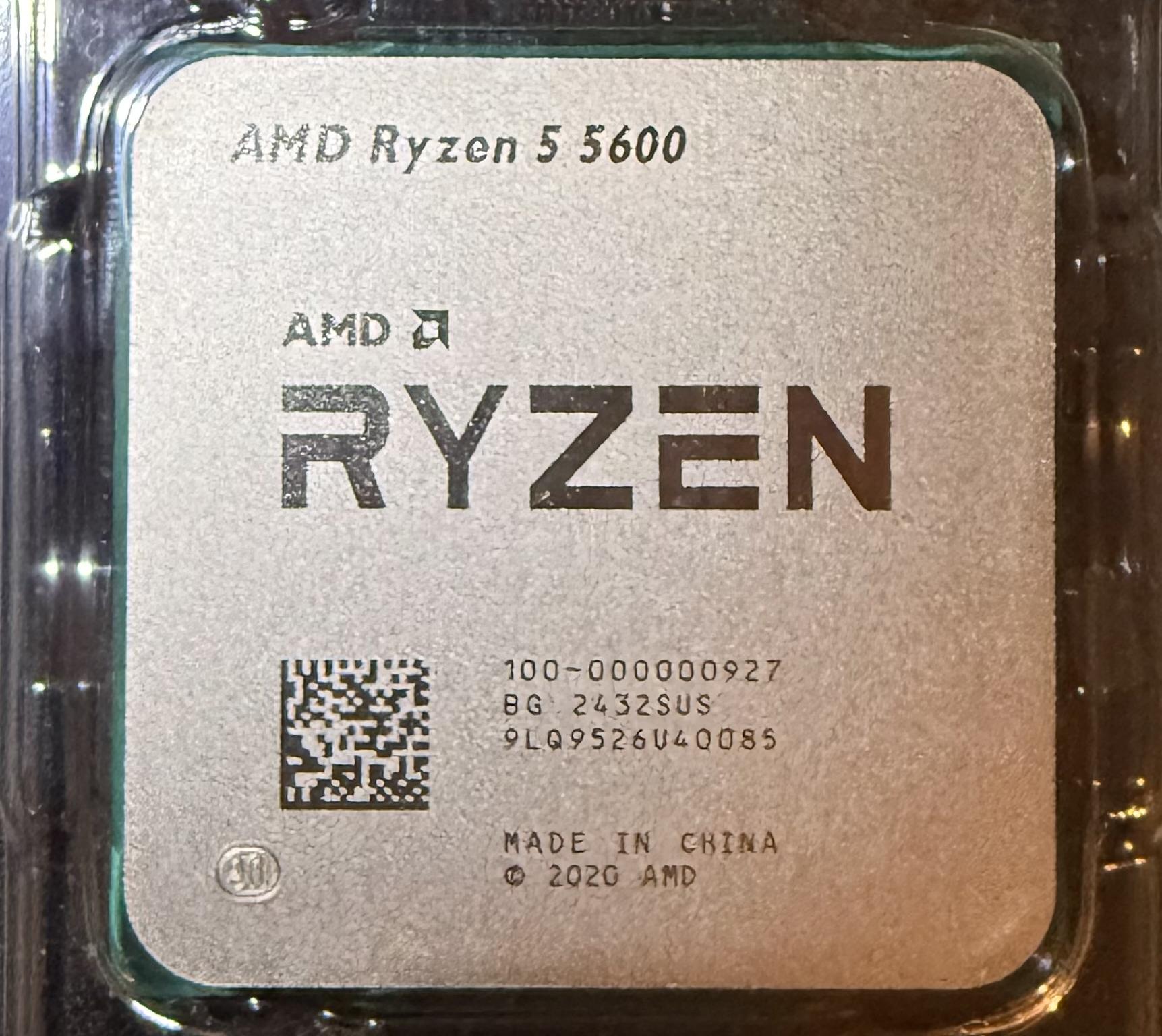 BRAND NEW RYZEN 5 5600 〰️ 6 ZEN 3 CORES 〰️ 4.4 GHz MAX CLOCK