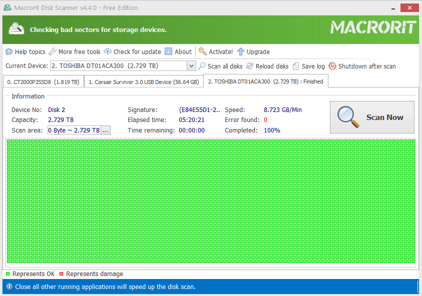 3TB Toshiba 7,200RPM Internal 3.5" Hard Drive