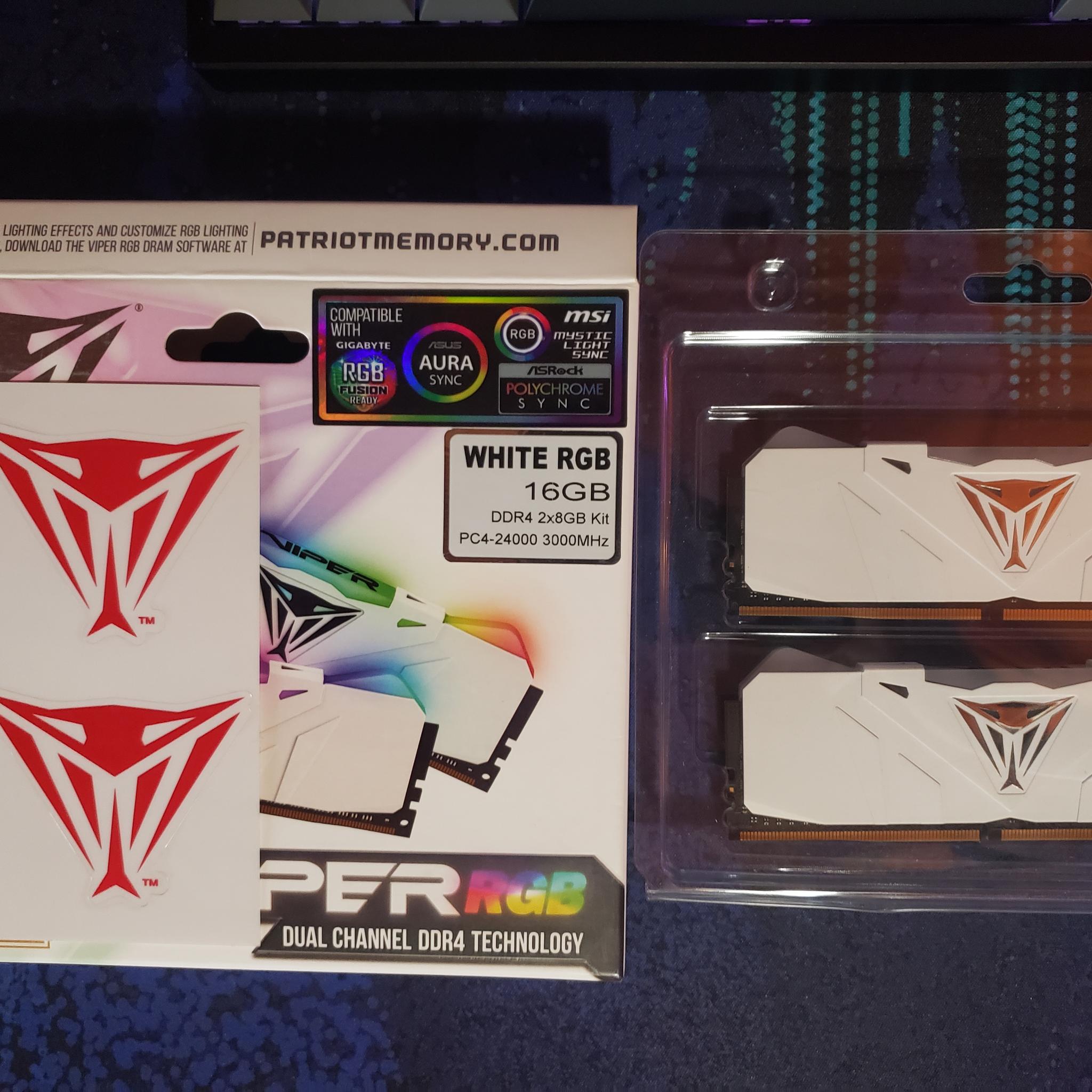 Patriot Viper White DDR4 16GB 3000