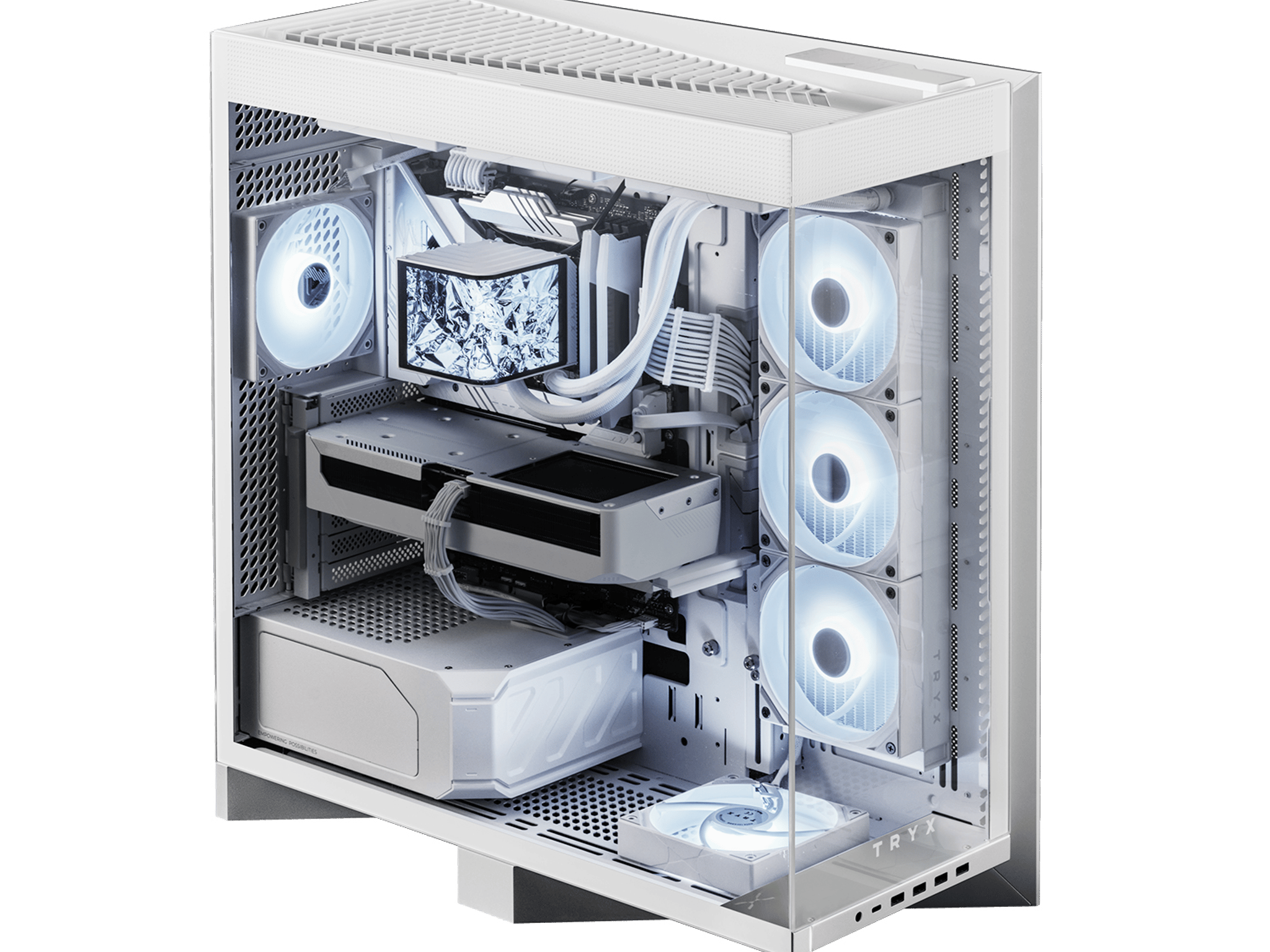 TRYX Panorama LUCA L70 White Mid-tower E-ATX PC Case V1