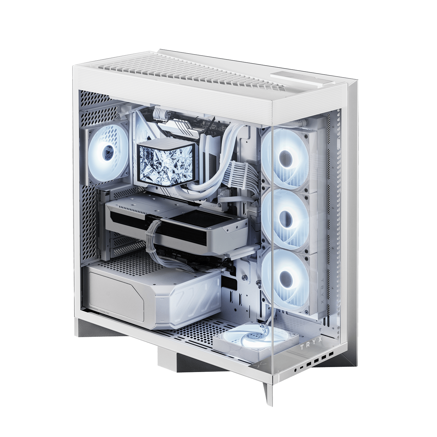TRYX Panorama LUCA L70 White Mid-tower E-ATX PC Case V1