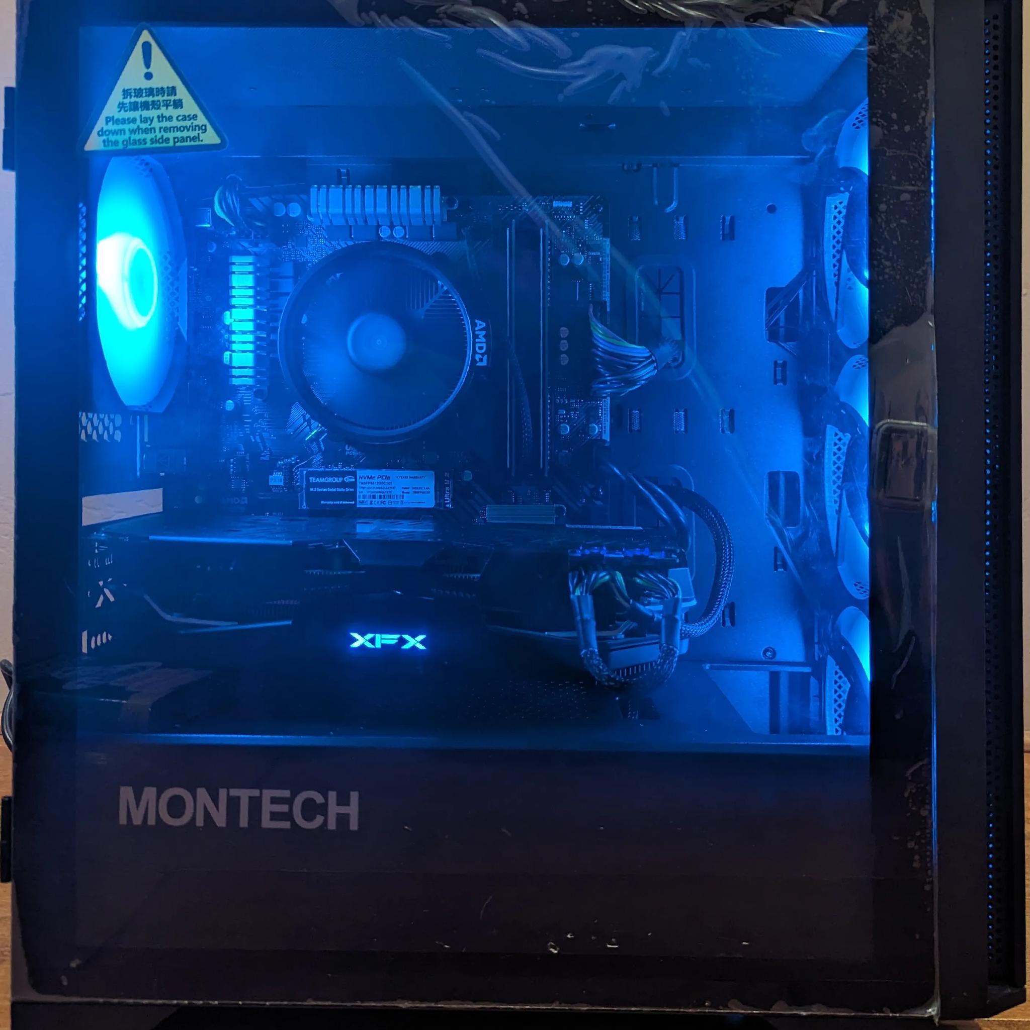⚫🌈 1080p Beast | RX 5700 XT | Ryzen 5 3600 | Wi-Fi + Bluetooth | Windows 11 Pro ACTIVATED