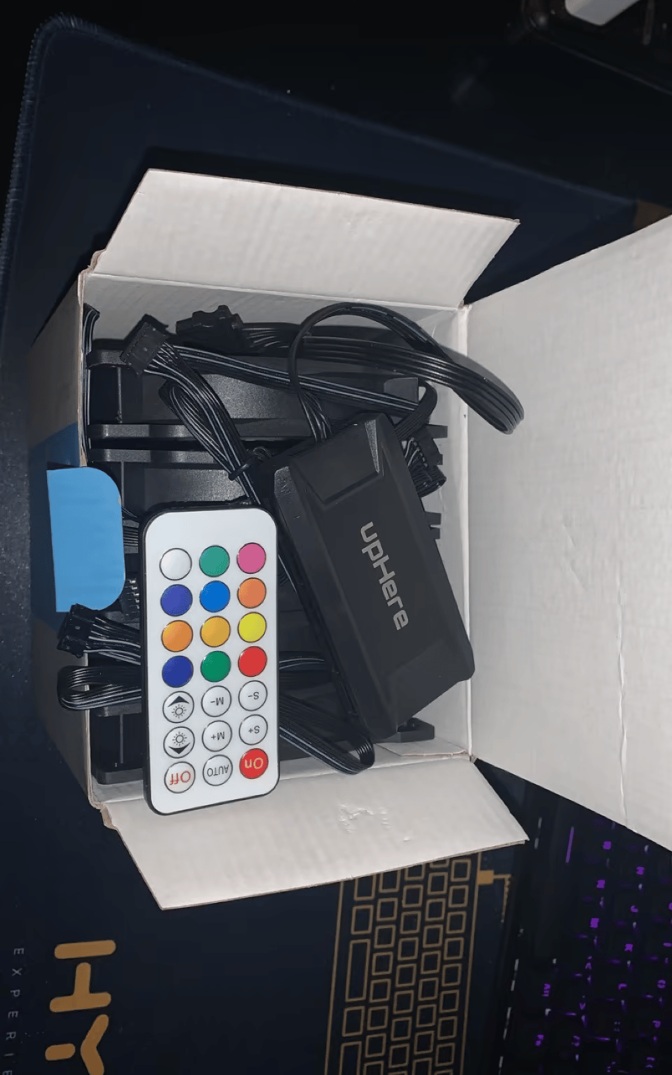 5-Pack of Black UpHere RGB Fans