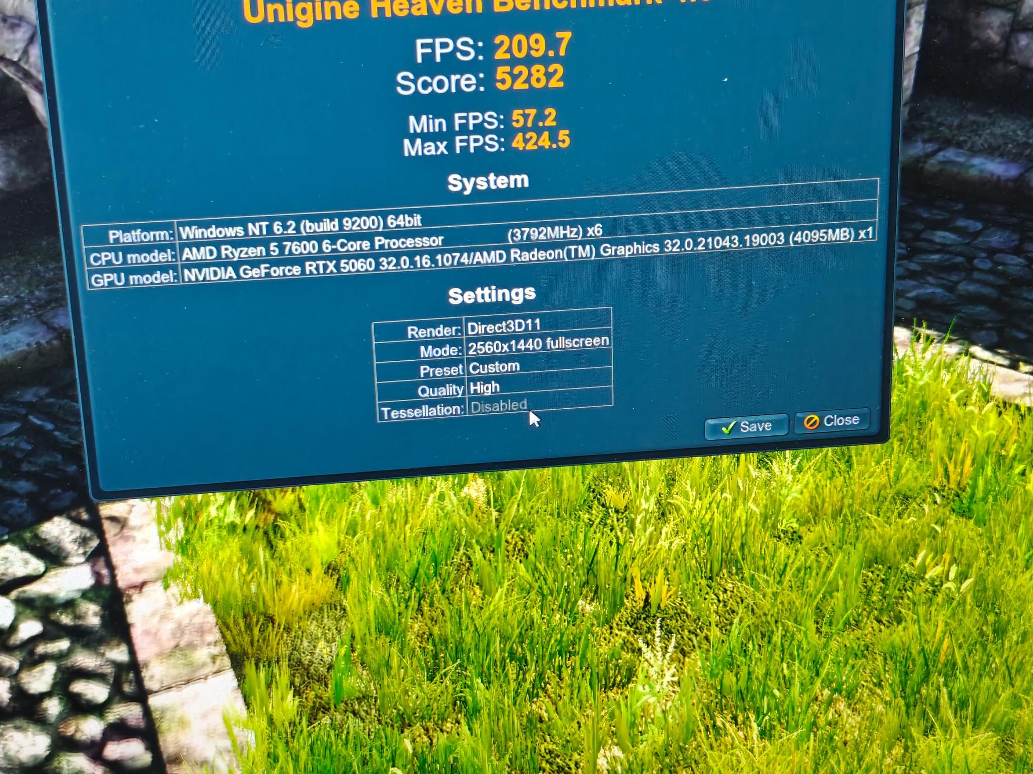 Gaming PC|AMD Ryzen 5 7600| NVIDIA RTX 5060|1 TB NVME SSD M.2|16 GB DDR5 6000|Windows 11 Home Active