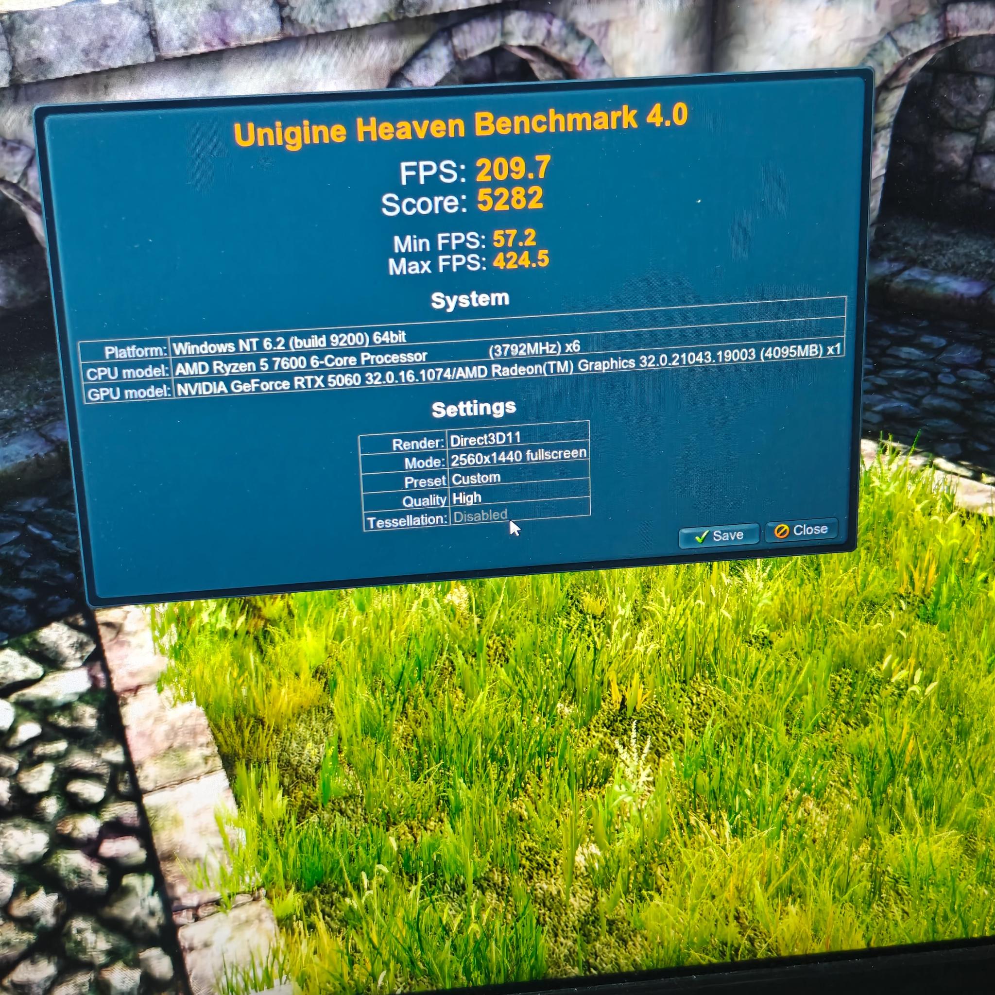 Gaming PC|AMD Ryzen 5 7600| NVIDIA RTX 5060|1 TB NVME SSD M.2|16 GB DDR5 6000|Windows 11 Home Active